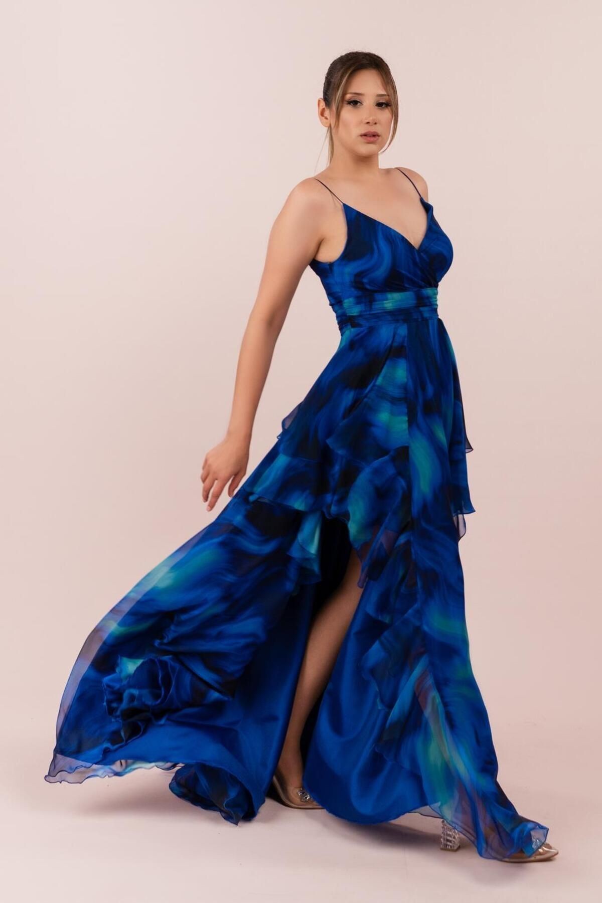 ELBİSE EMPIRME KATKAT Evafashion