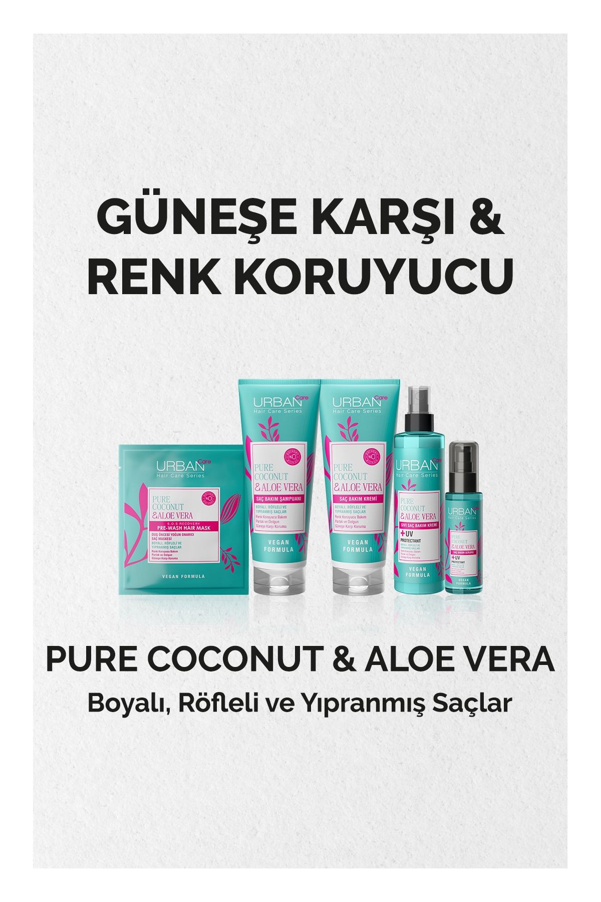 Urban Care Saç Kremi 250 Ml Pure Coconut ve Aloe Vera*24