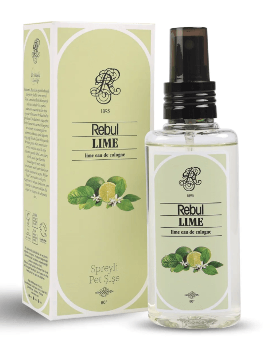 Rebul Kolonya 125 Ml Lime Spreyli Pet Kutulu*12