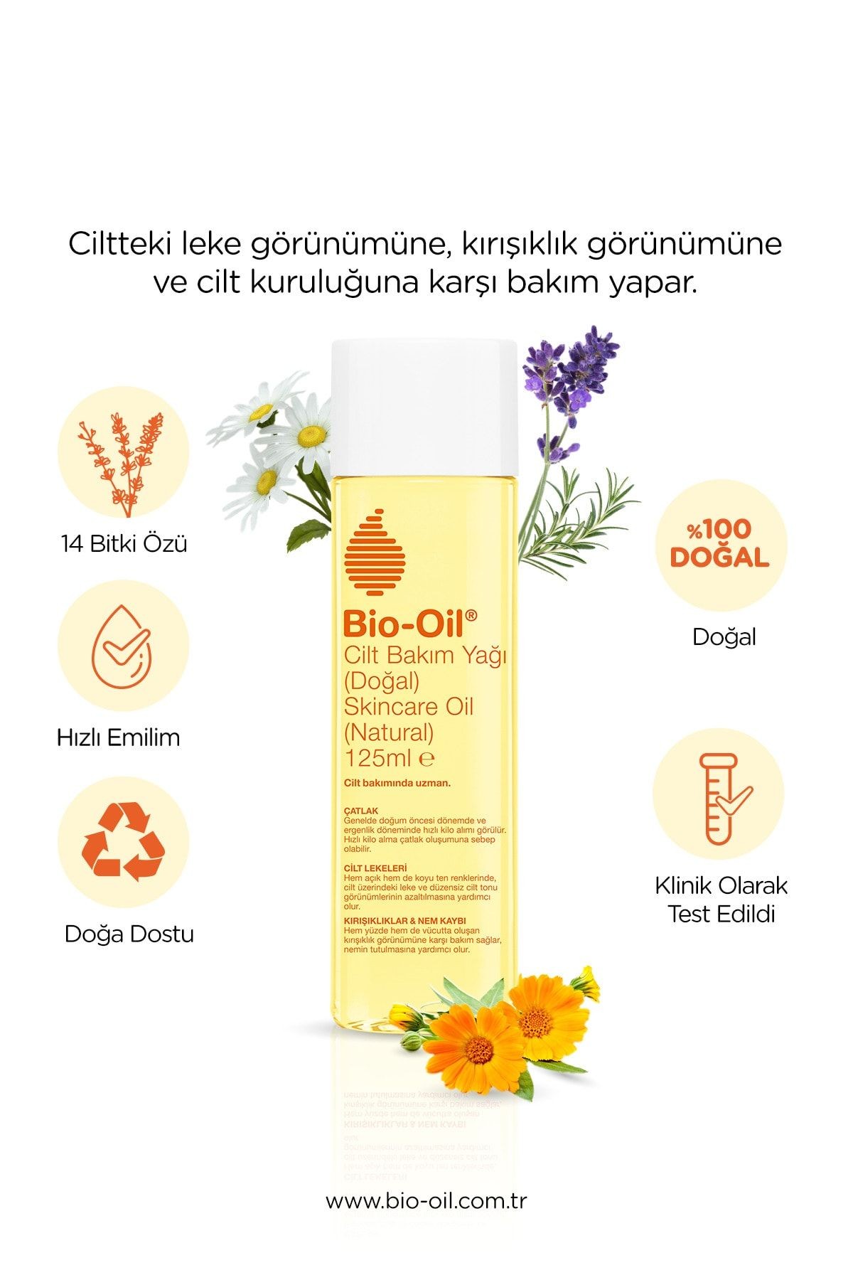 Bio-Oil Cilt Bakım Yağı 125 Ml Ntural*24