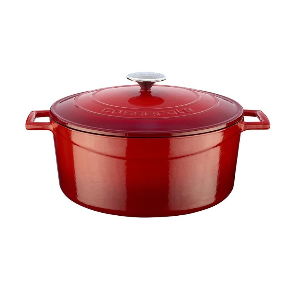 YUVARLAK TENCERE Ç28 FOLK KIRMIZI .LVYTC28K1R