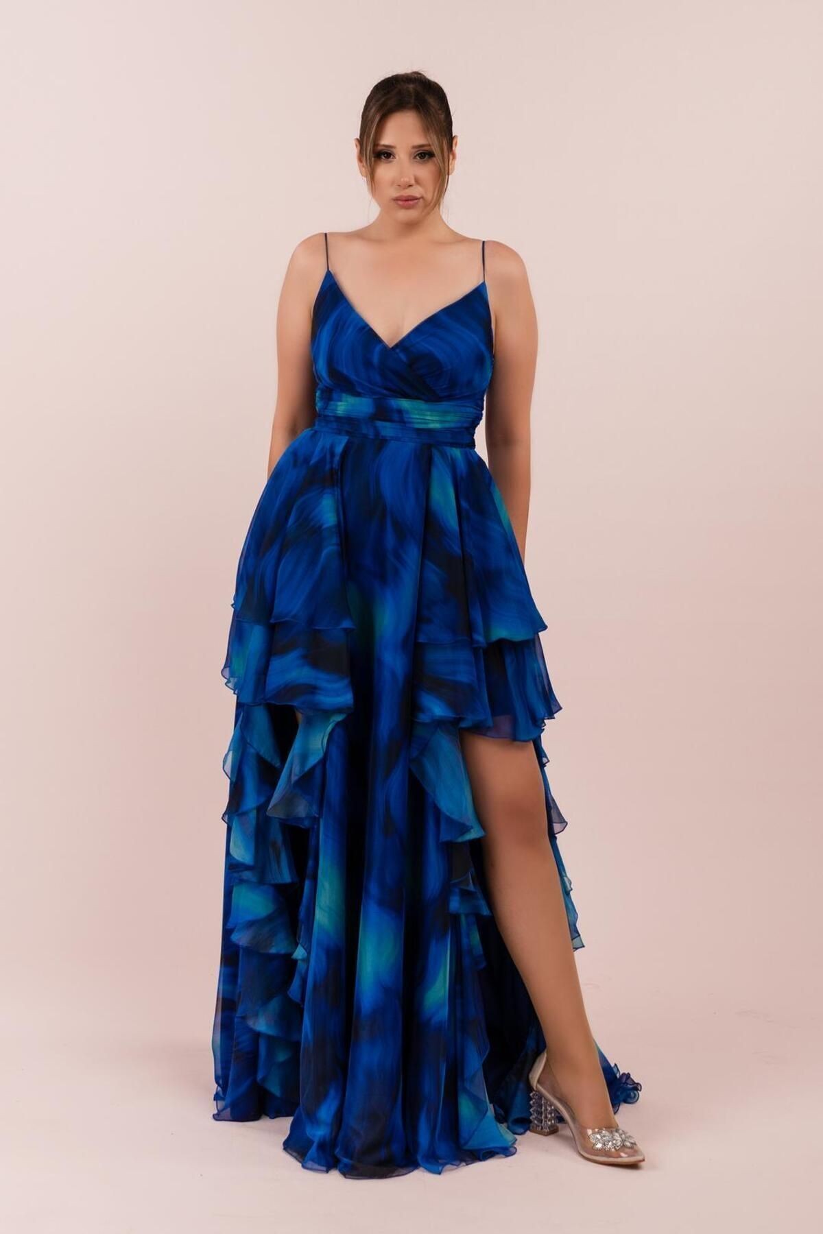 ELBİSE EMPIRME KATKAT Evafashion