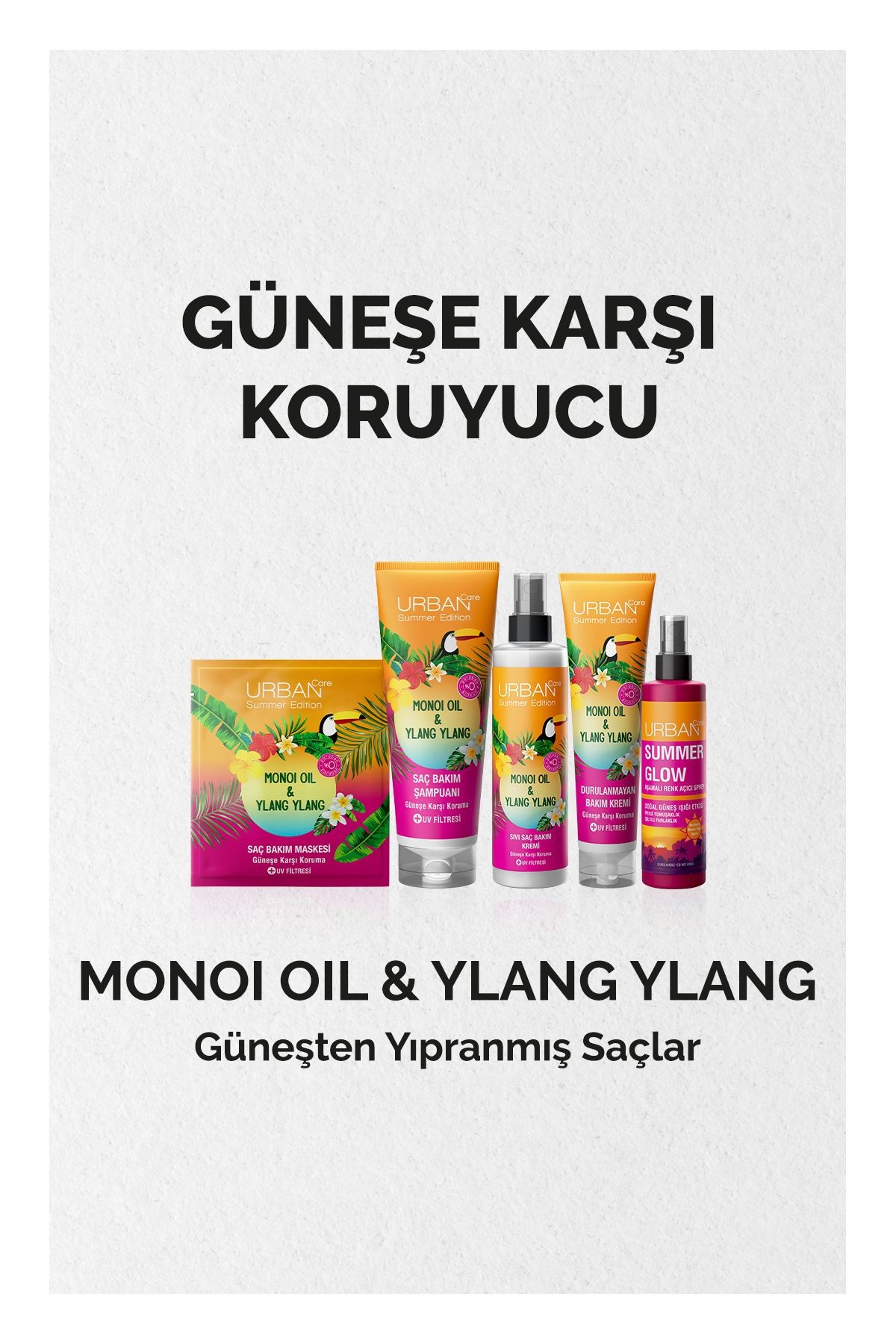 Urban Care Summer Renk Açici Sprey 150 Ml Monoi Oil& Ylang Ylang*24