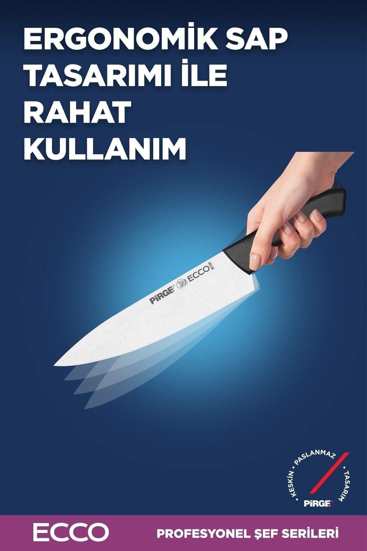 Ecco Şef Baba Bıçak Seti - 35175