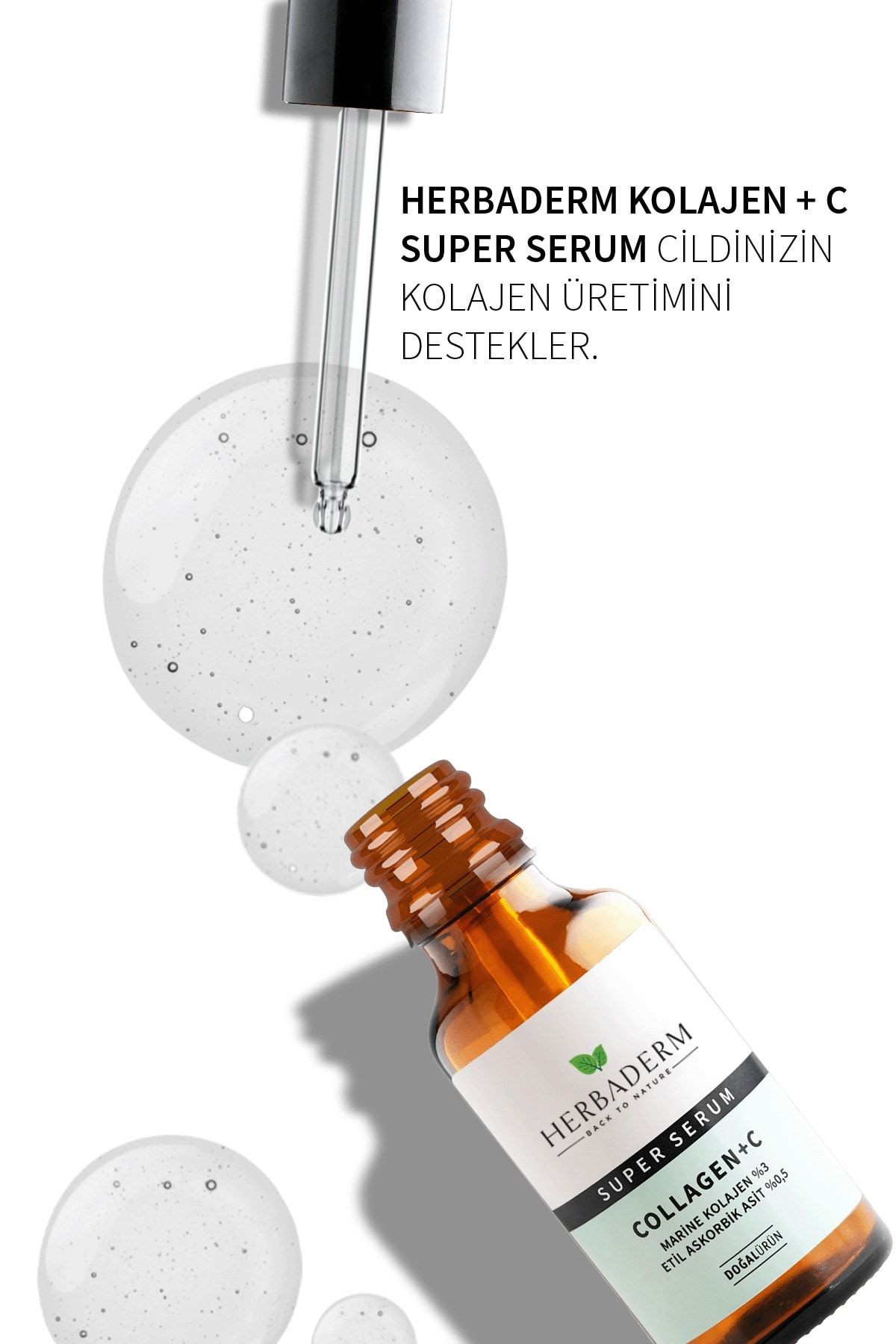 HERBADERM SUPERSERUM COLLAGEN + VİTAMİN C 30 ML