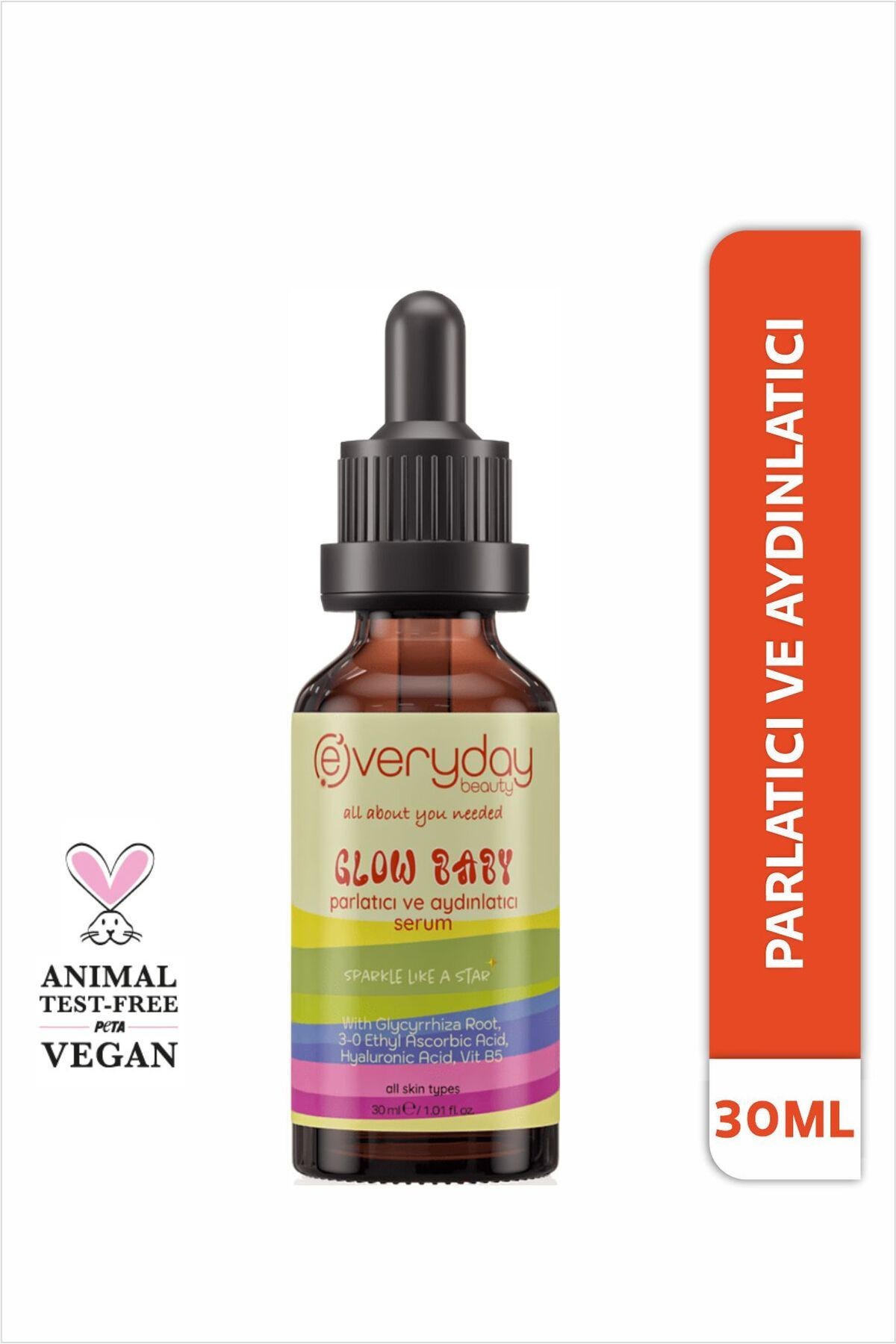 Everyday Beauty Parlatici ve Aydinlatici Serum 30 Ml*24
