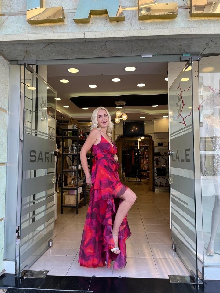 ELBİSE EMPIRME KATKAT Evafashion