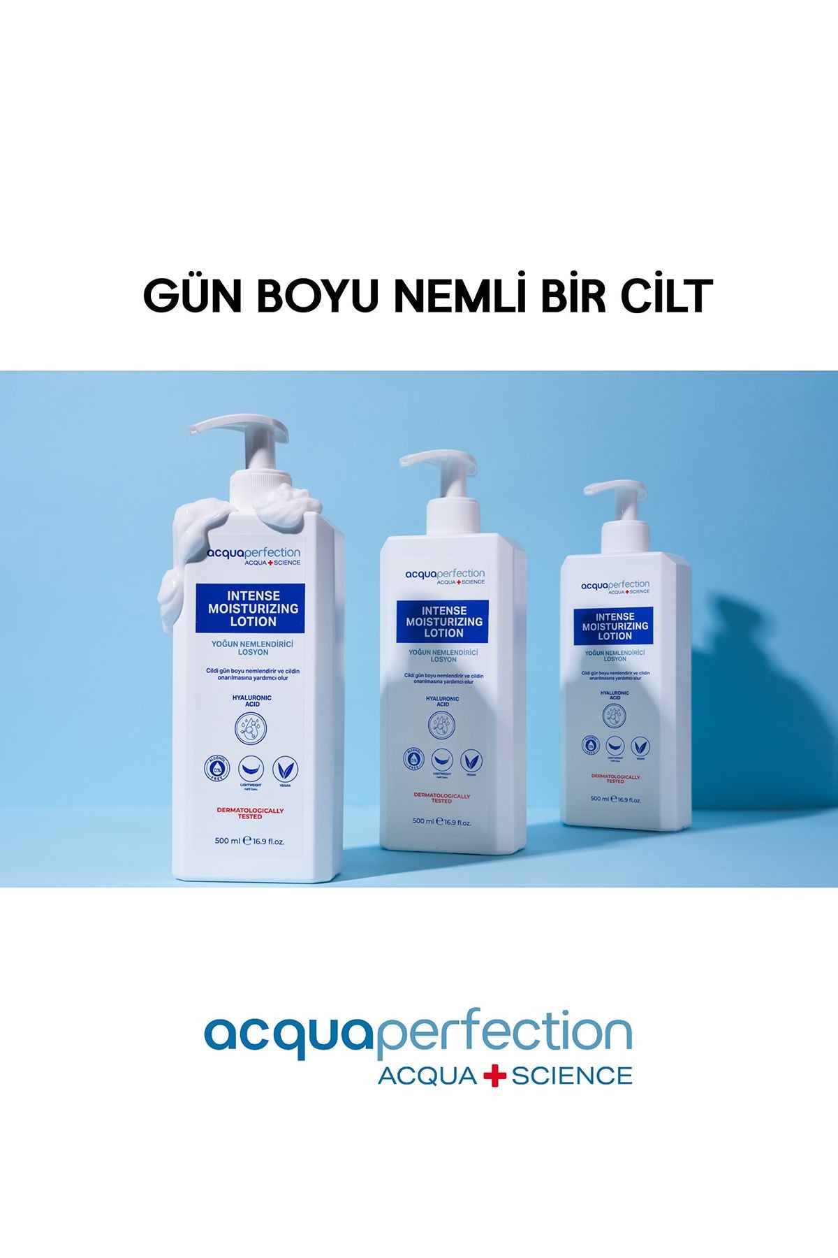 Acqua Perfection Yogun Nemlendirici El - Yüz - Vücut Losyonu 500 Ml*24