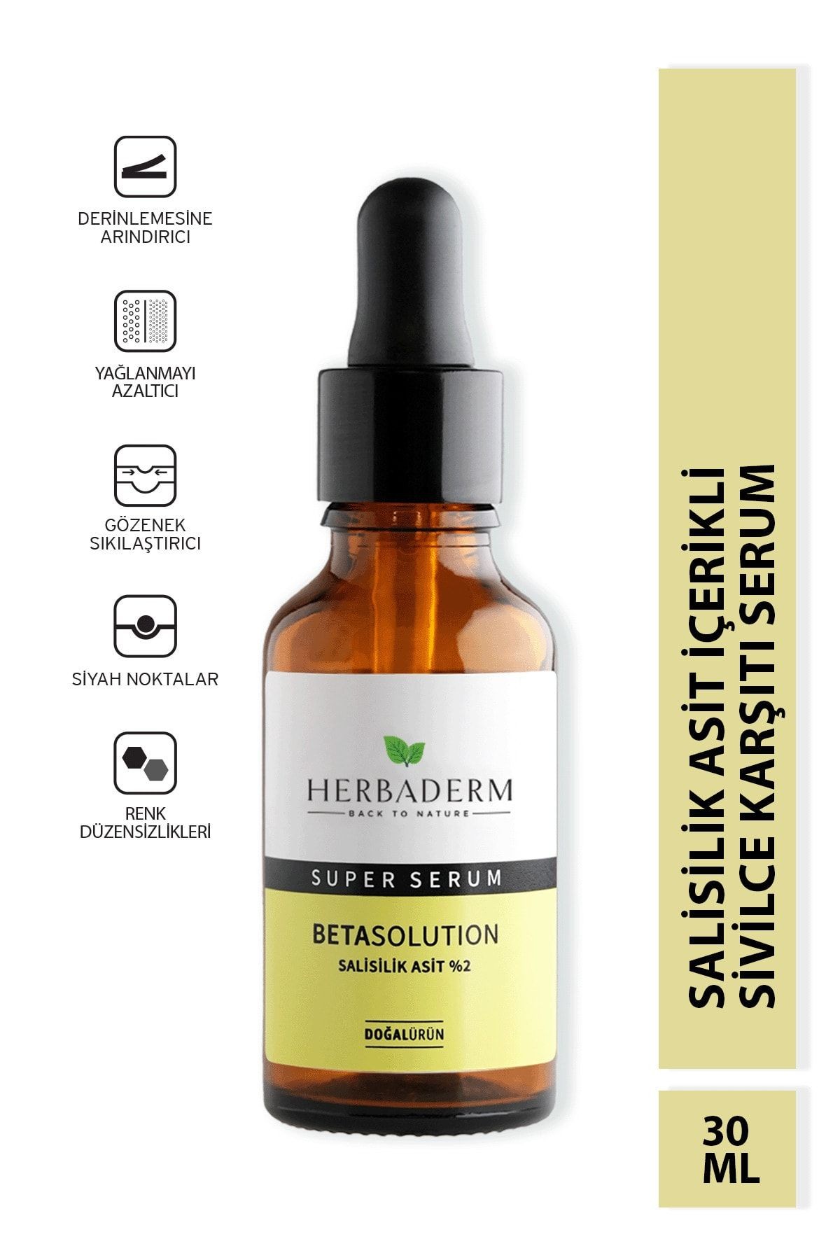 HERBADERM SUPERSERUM SALISILIKASIT AKNELI VE YAGLI