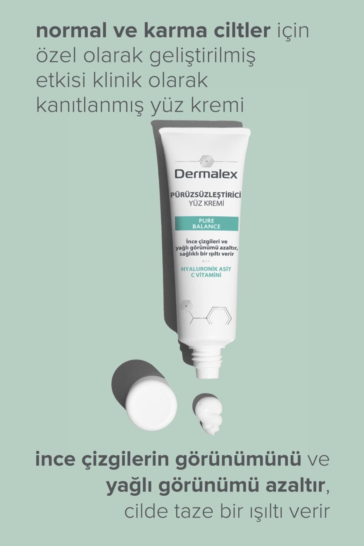 Dermalex Pure Balance50 Ml Pürüzsüzleştirici Krem*36