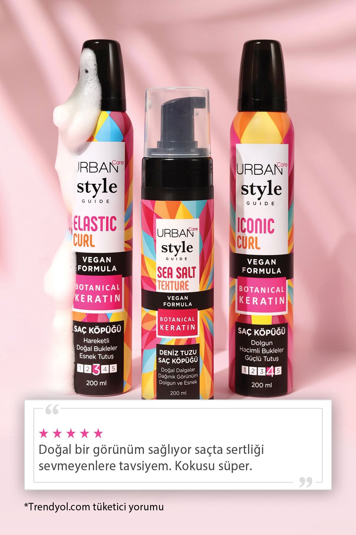 Urban Care Style Guide Saç Köpük 200 Ml Sea Salt*24
