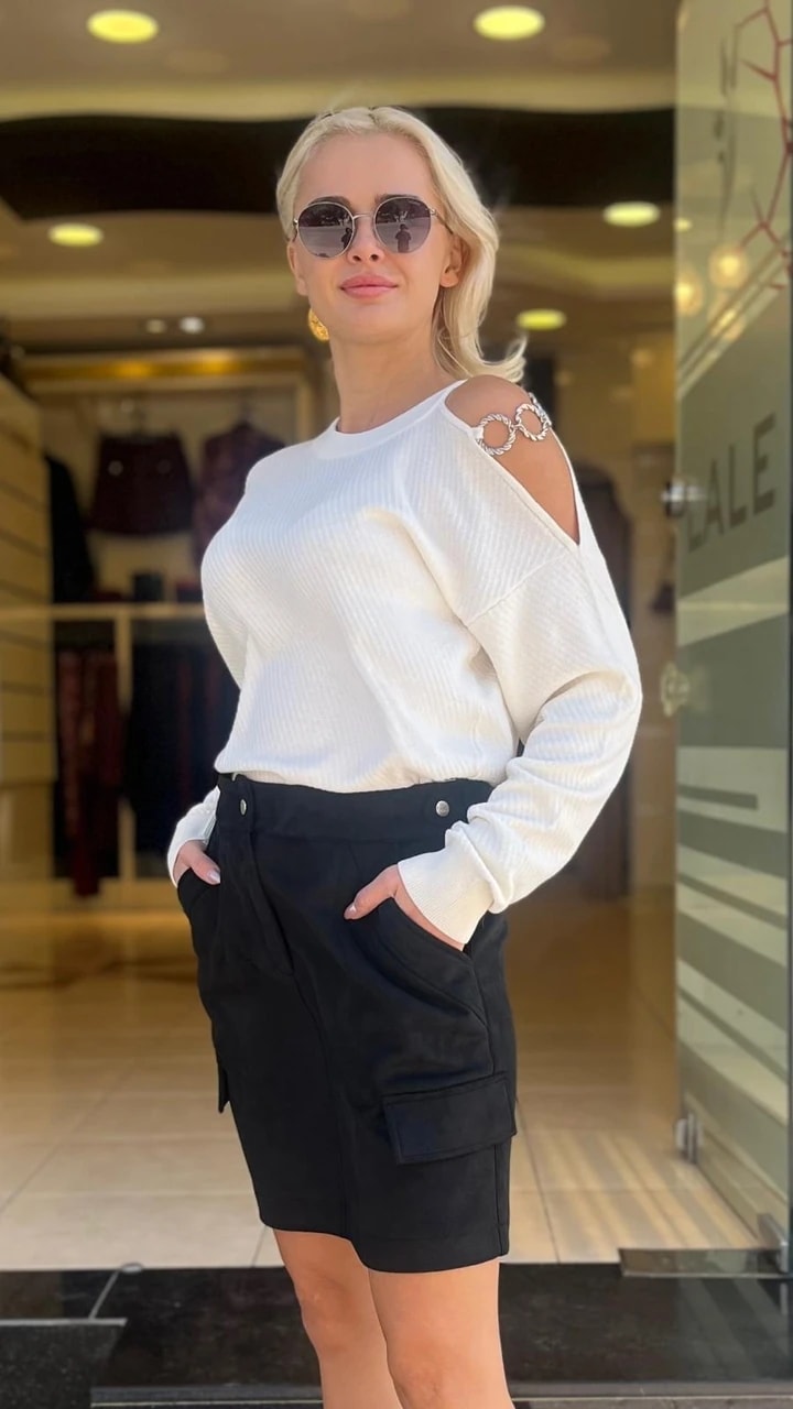 SÜET KUMAŞ MİNİ ETEK