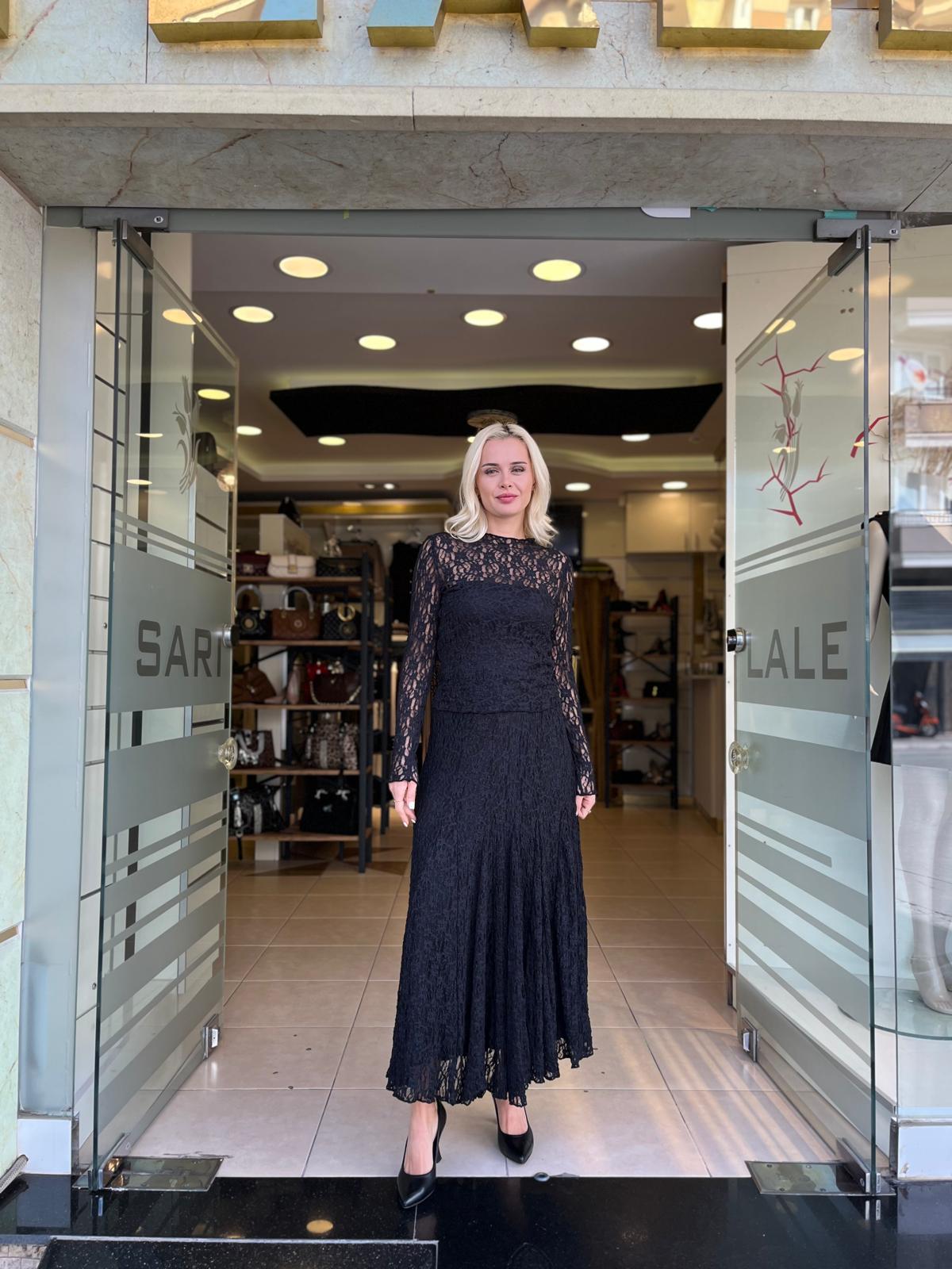 DANTEL KUMAŞLI BLUZ