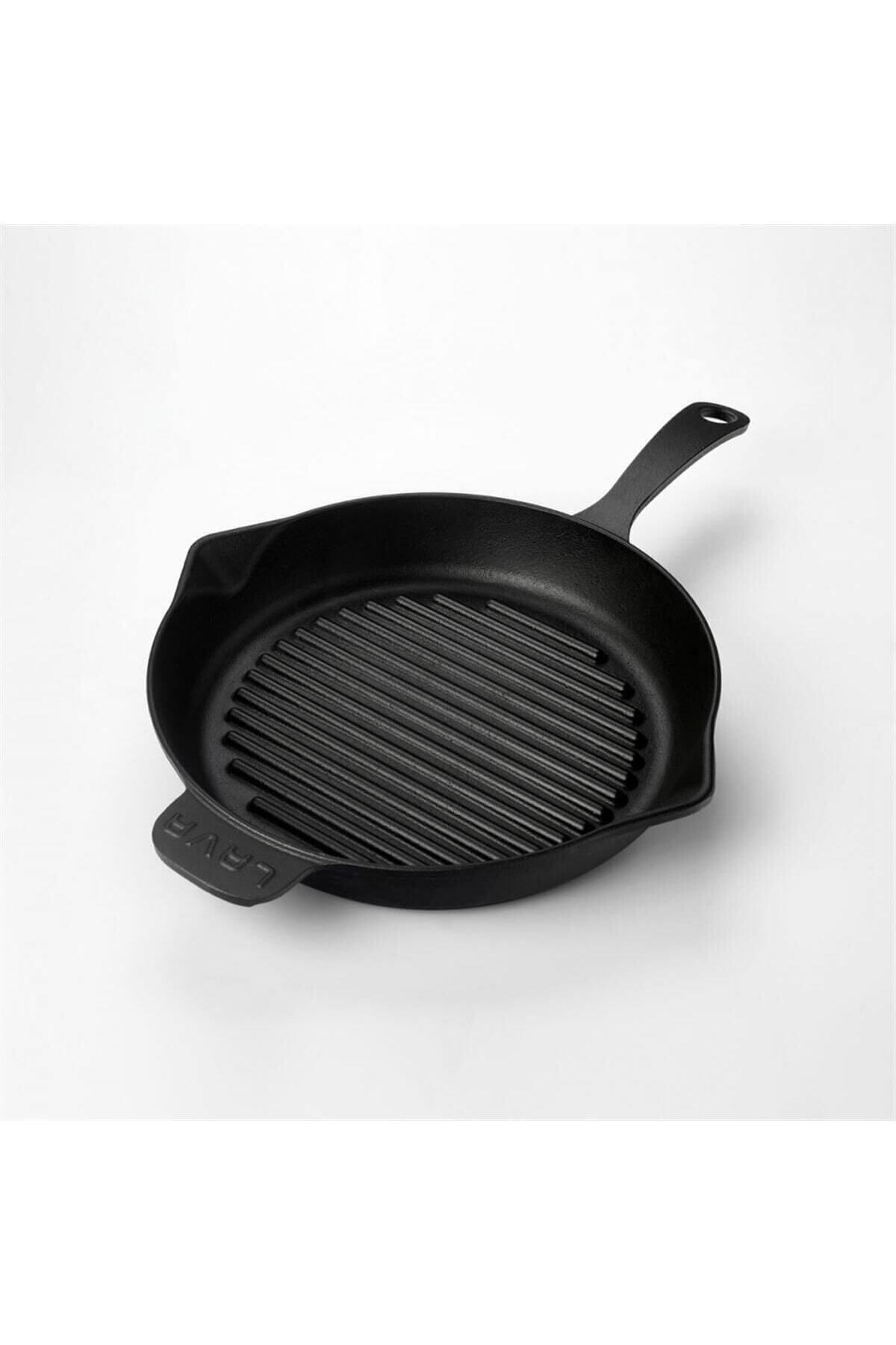 YUVARLAK SAPLI IZGARA TAVA ÇAP 28 CM