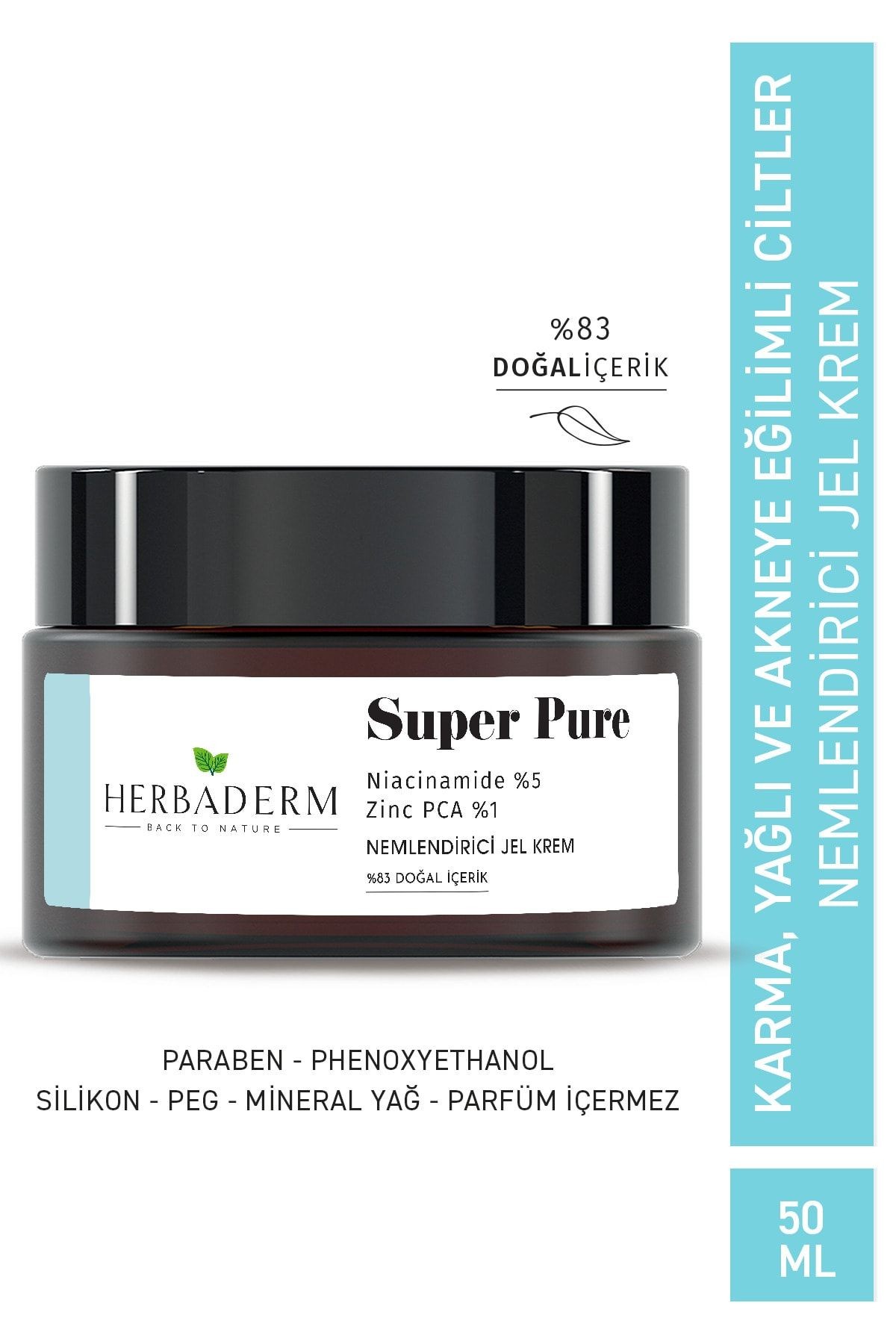HERBADERM SUPER PURE GÖZENEK SİVİLCE VE LEKE KARŞ.