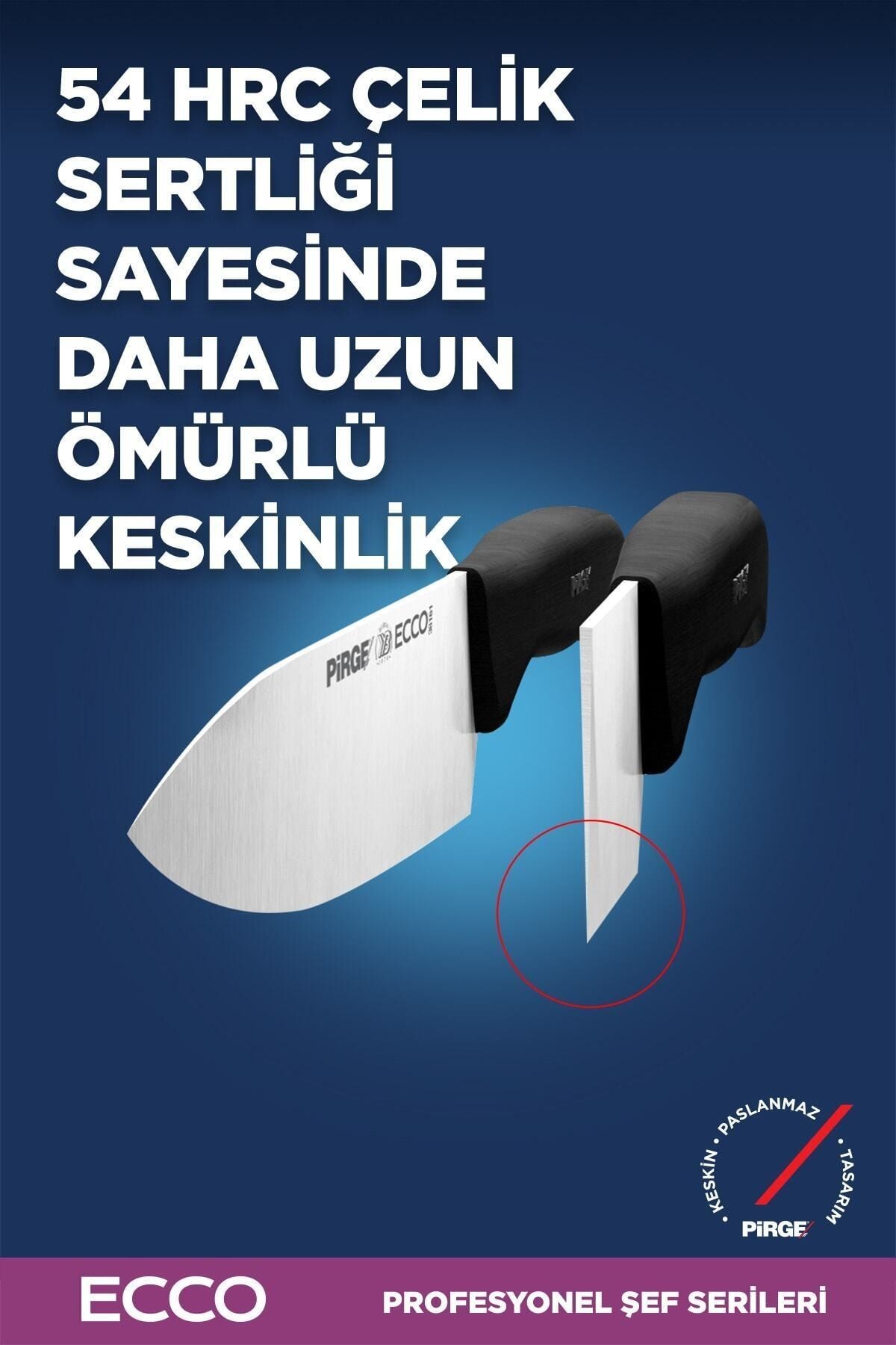 ECCO ŞEF BIÇAĞI 21 CM SİYAH 38161