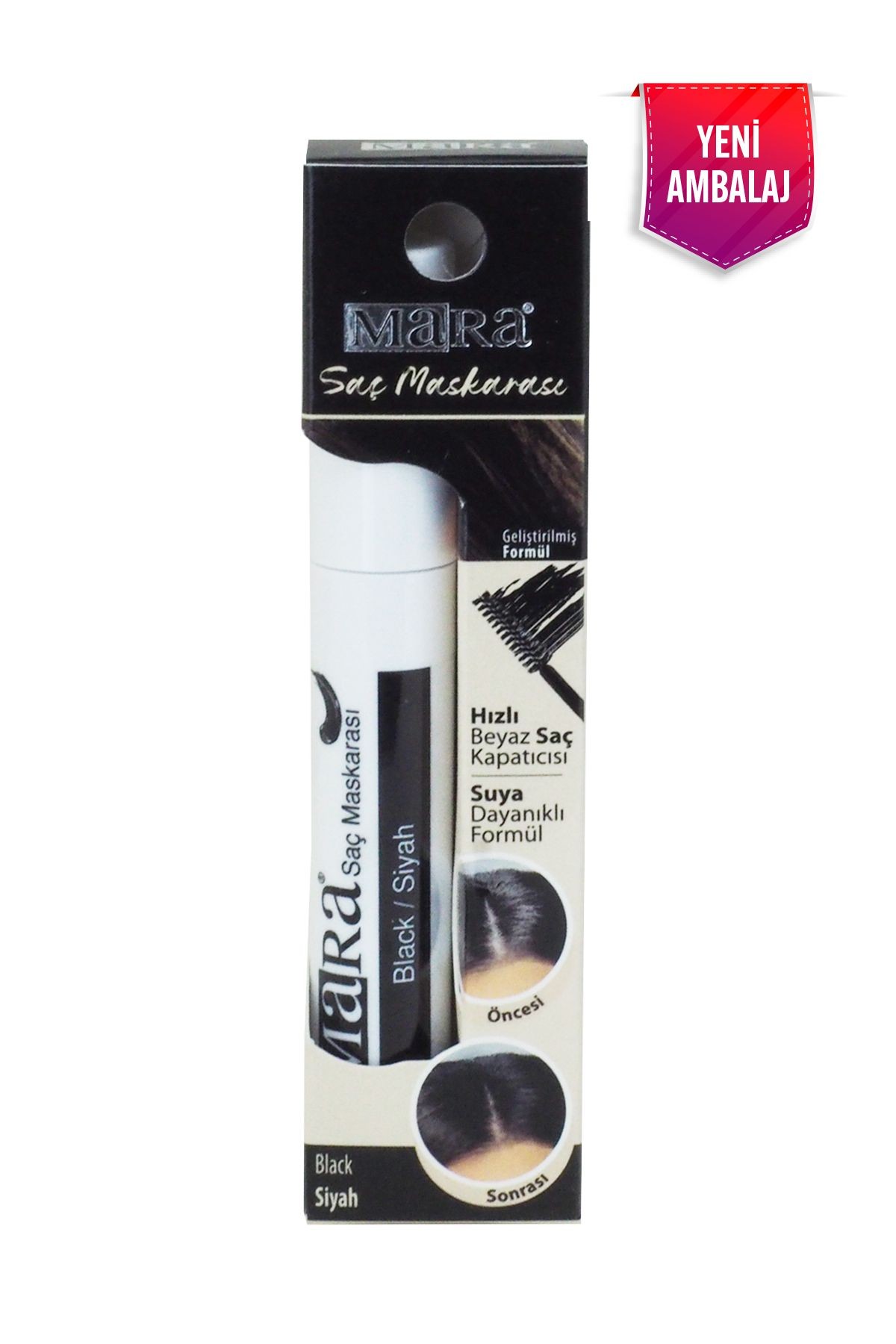Mara Hair Mascara - Black*48 siyah