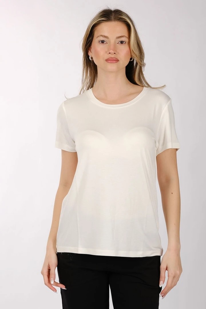 BASIC VISCON SIFIR YAKA TSHIRT