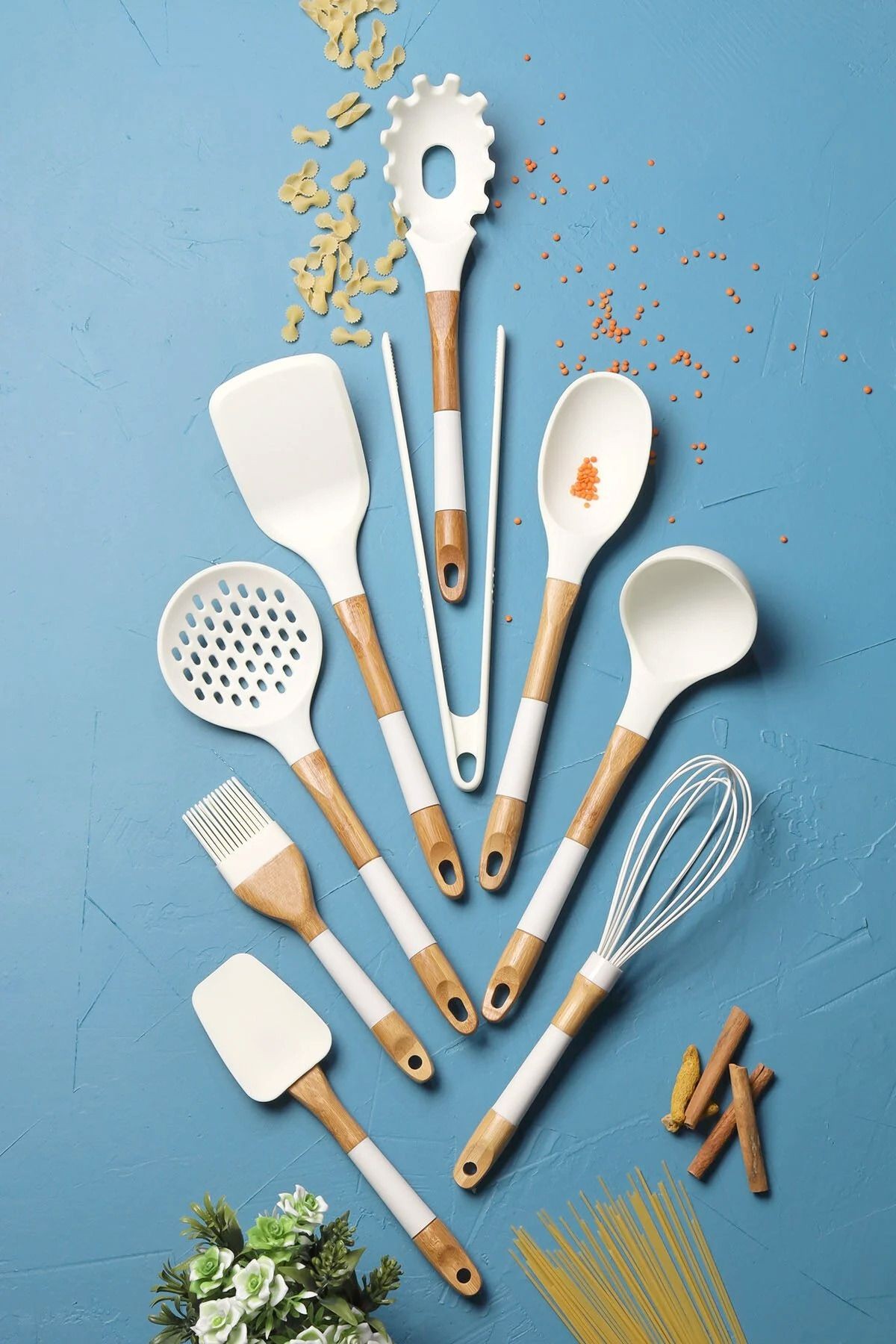 PİNK&MORE 9 PARÇA SİLİKON CHEF SET 0001