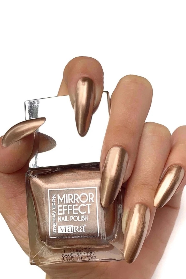 Mara Yeni Mirror Effect Nail Polish 15 ml - Bronze*48