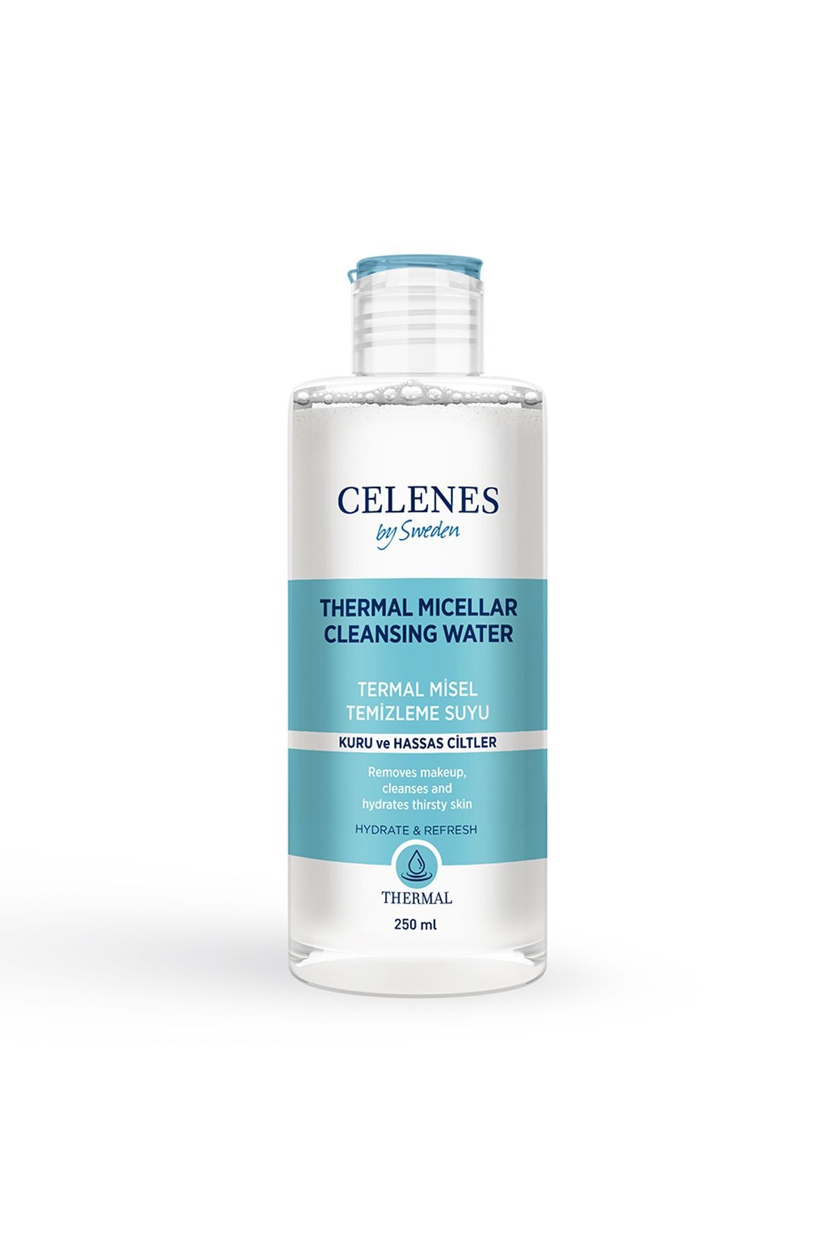 Celenes Thermal Temizleme Suyu 250 Ml Misel Kuru/Hassas Ciltler *36
