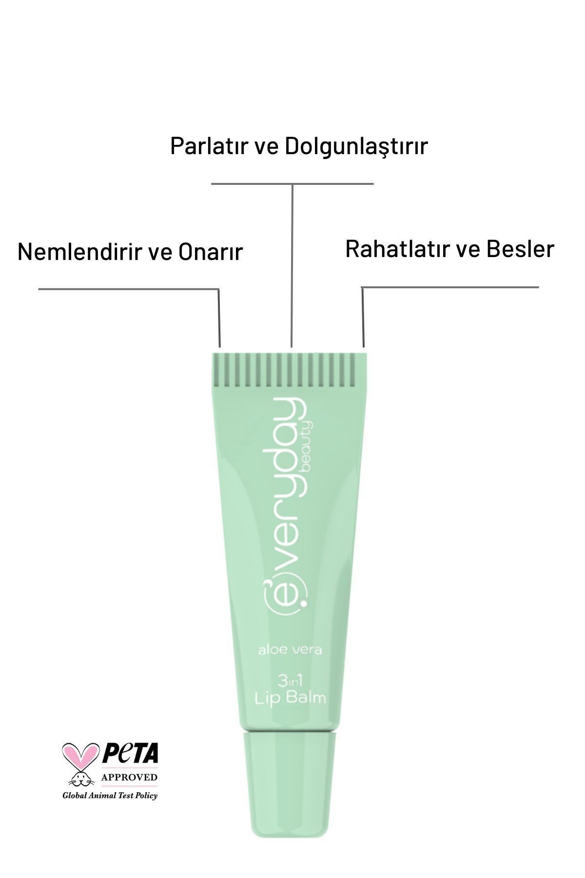 Everyday Beauty Aloe Vera 3 in 1 The Lip Balm*24