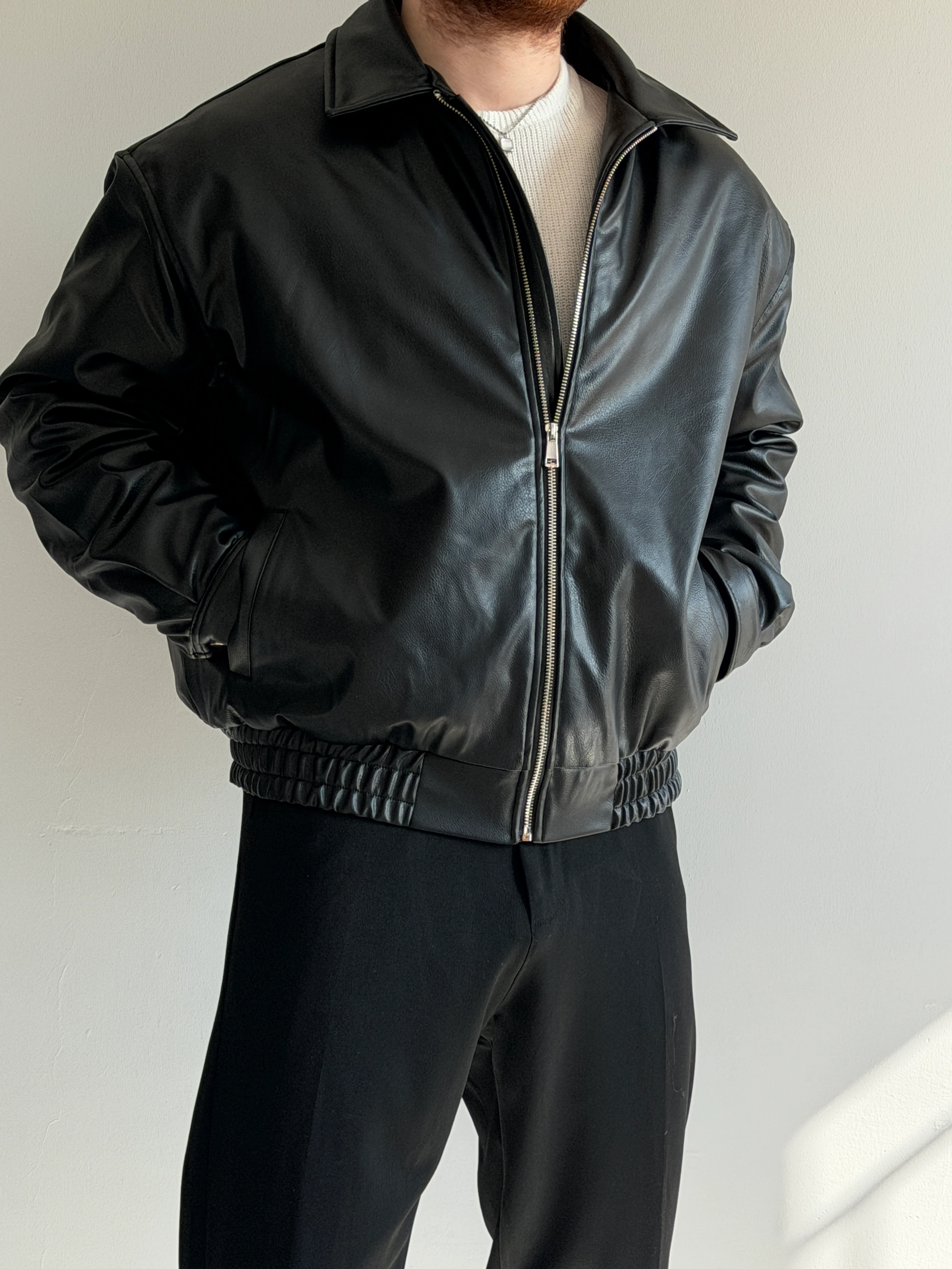 Prime Old Money Exclusive Bomber Deri Ceket - P167