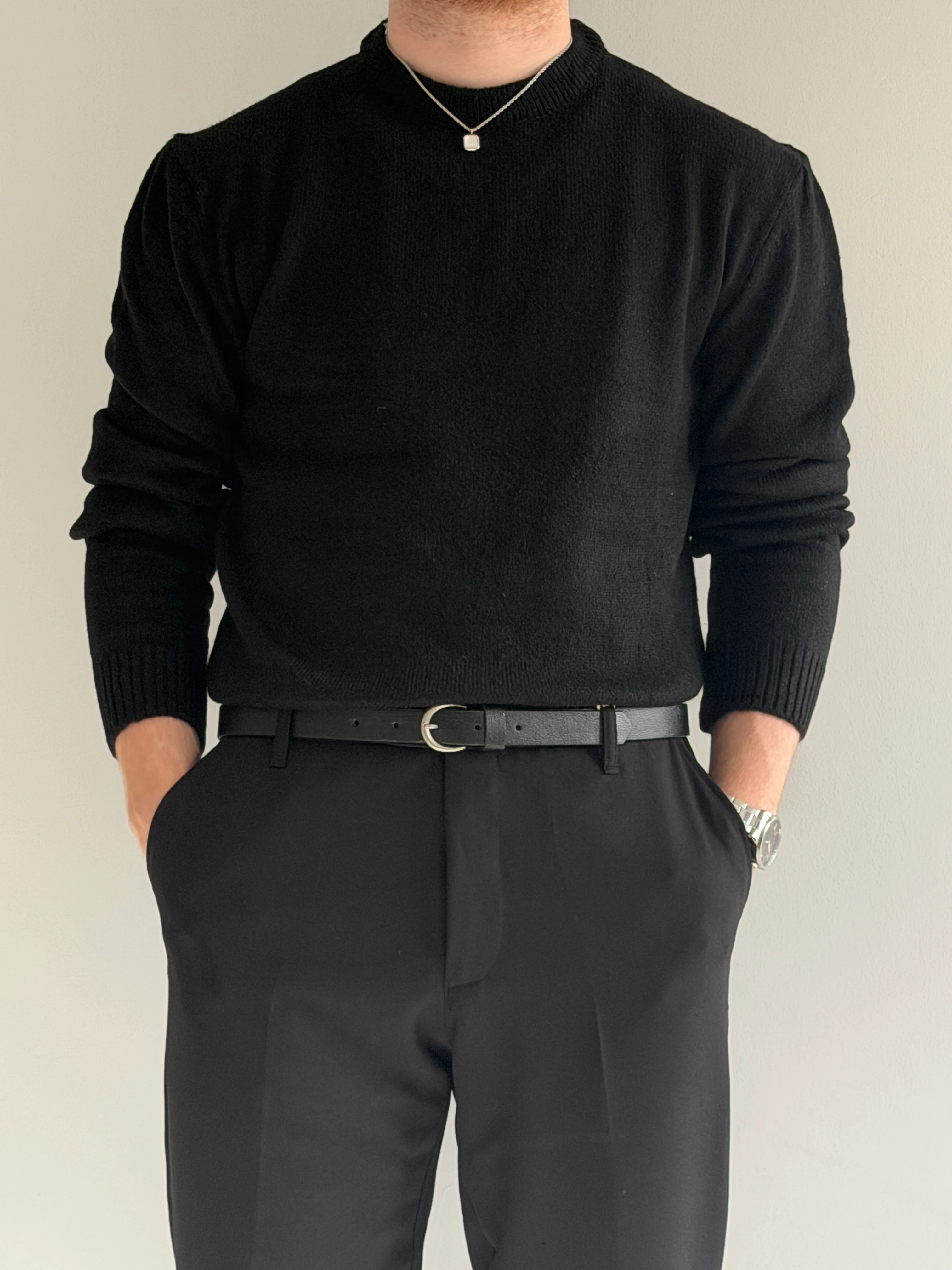 Prime Old Money Exclusive Yumuşak Dokulu Basic Triko Kazak - P175