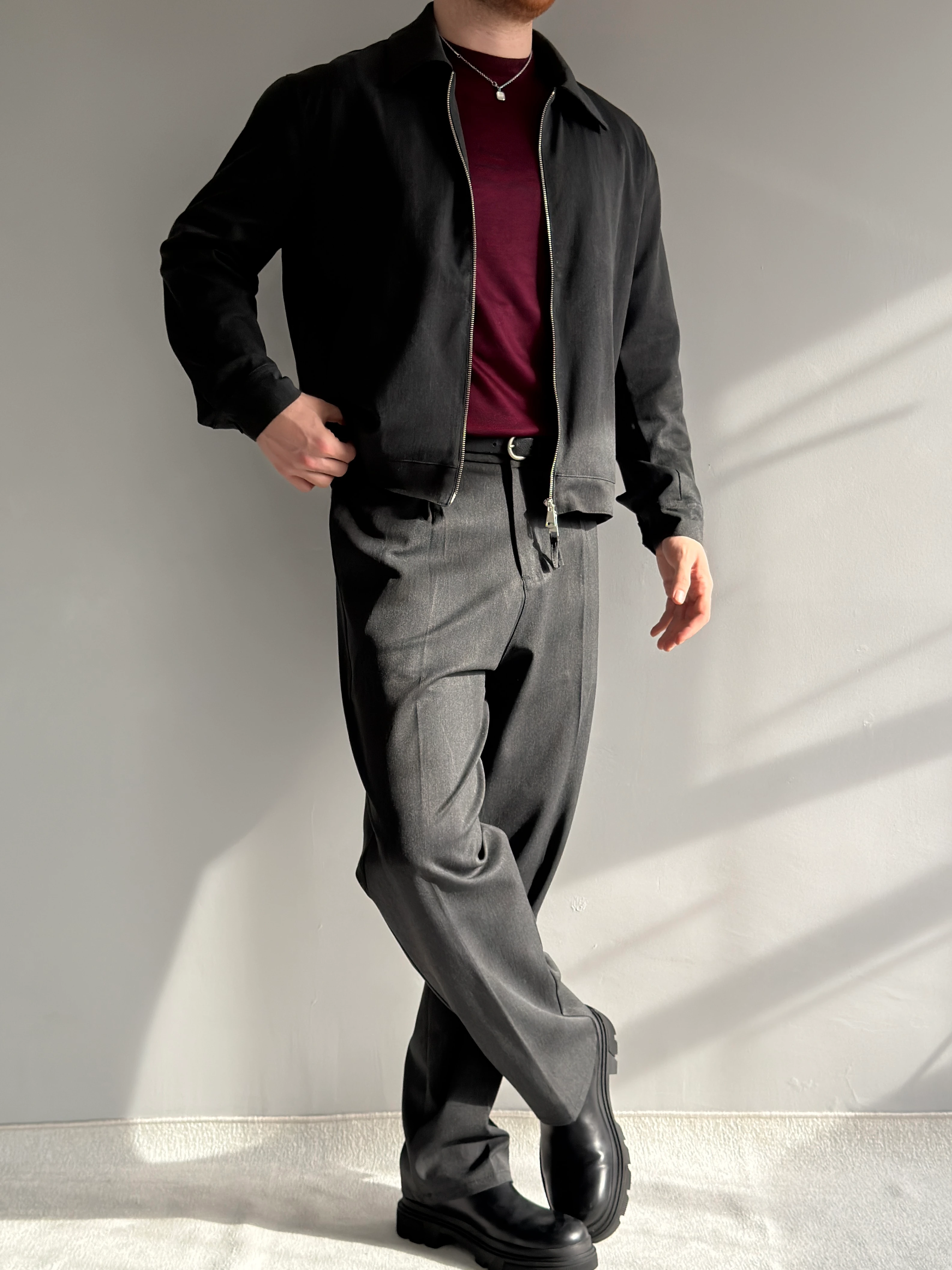 Prime Old Money Exclusive Ceket + Pantolon Takım - P200 - Füme