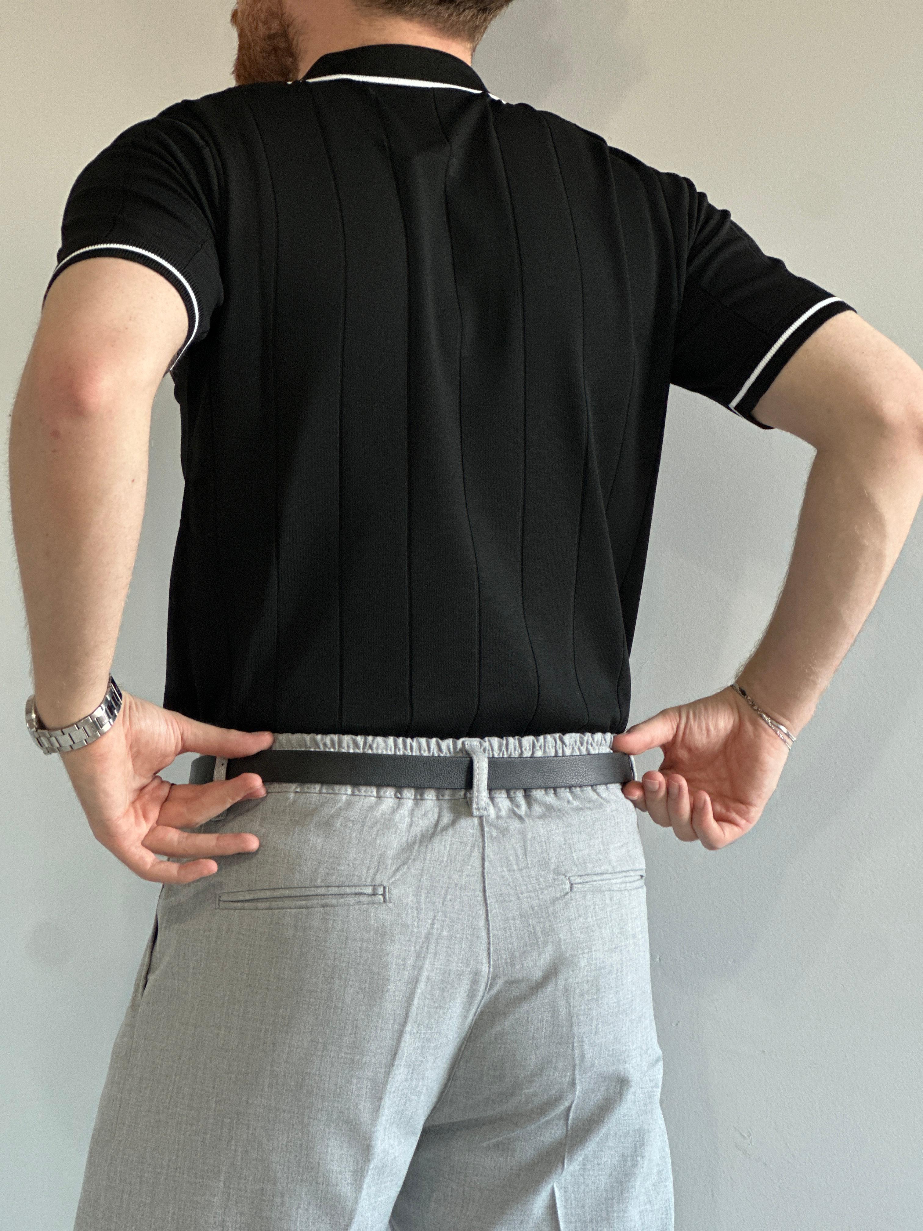 Prime Old Money ZIP Yaka Preimum Triko T-Shirt