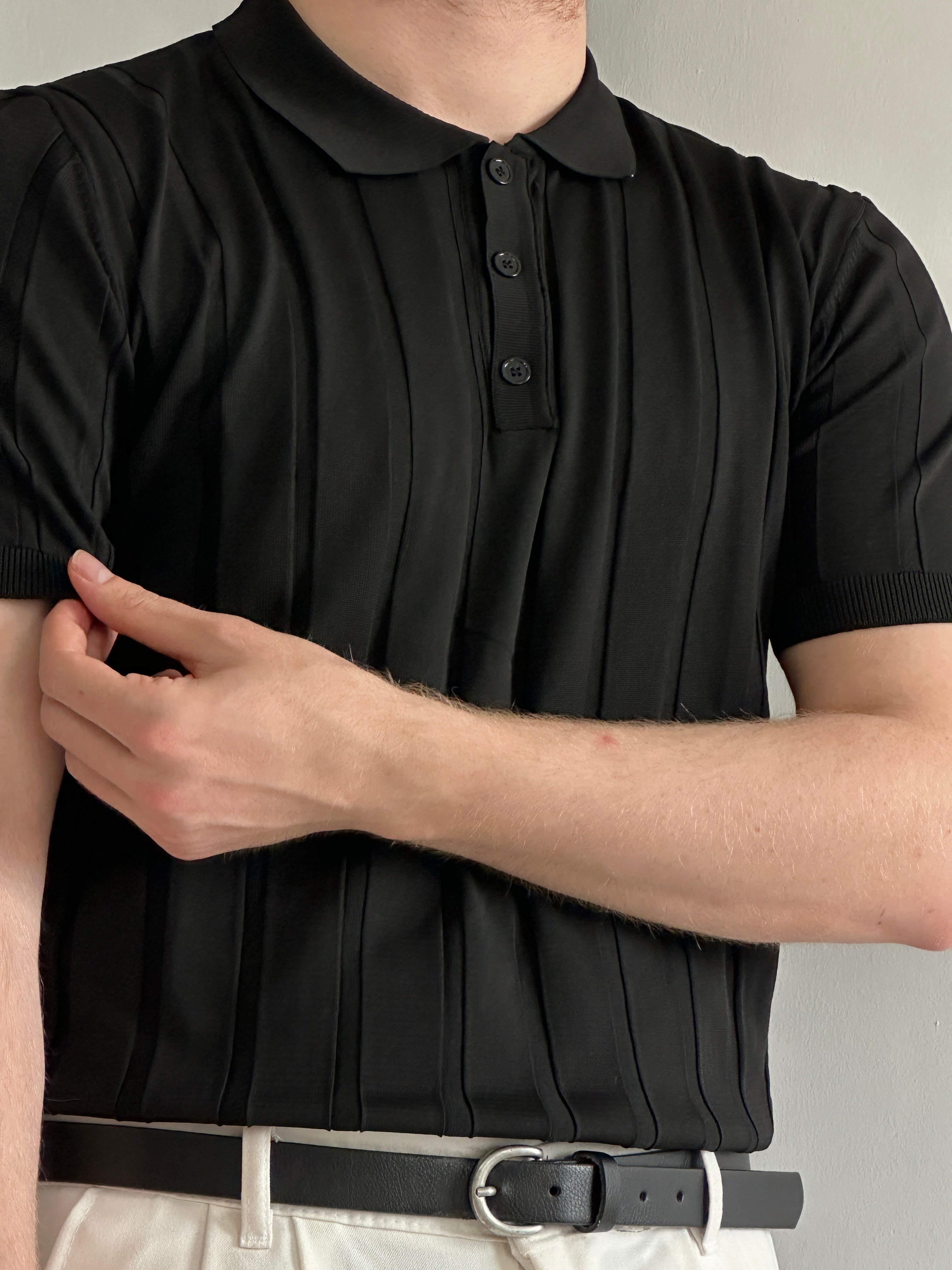 Erkek Prime Düğmeli Polo Yaka Triko T-Shirt