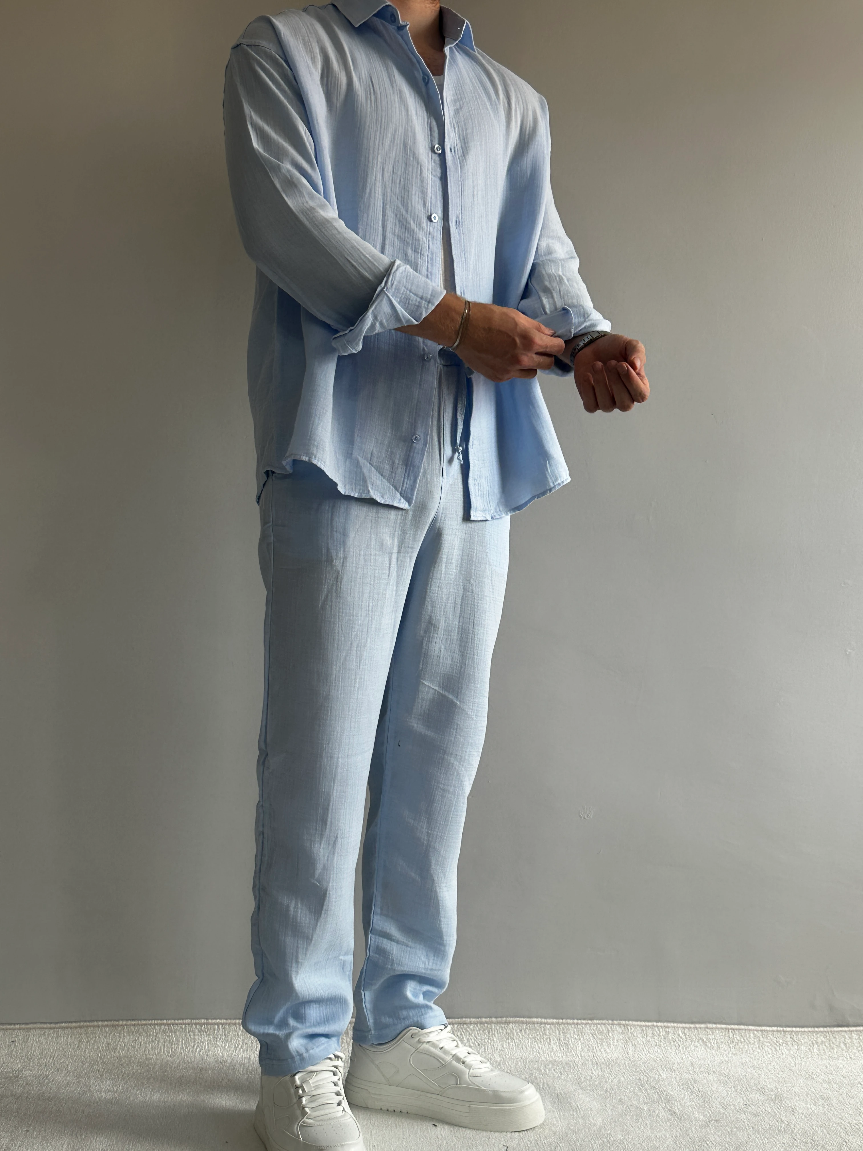 Prime Old Money Yüksek Kalite Müslin Keten Takım - P120