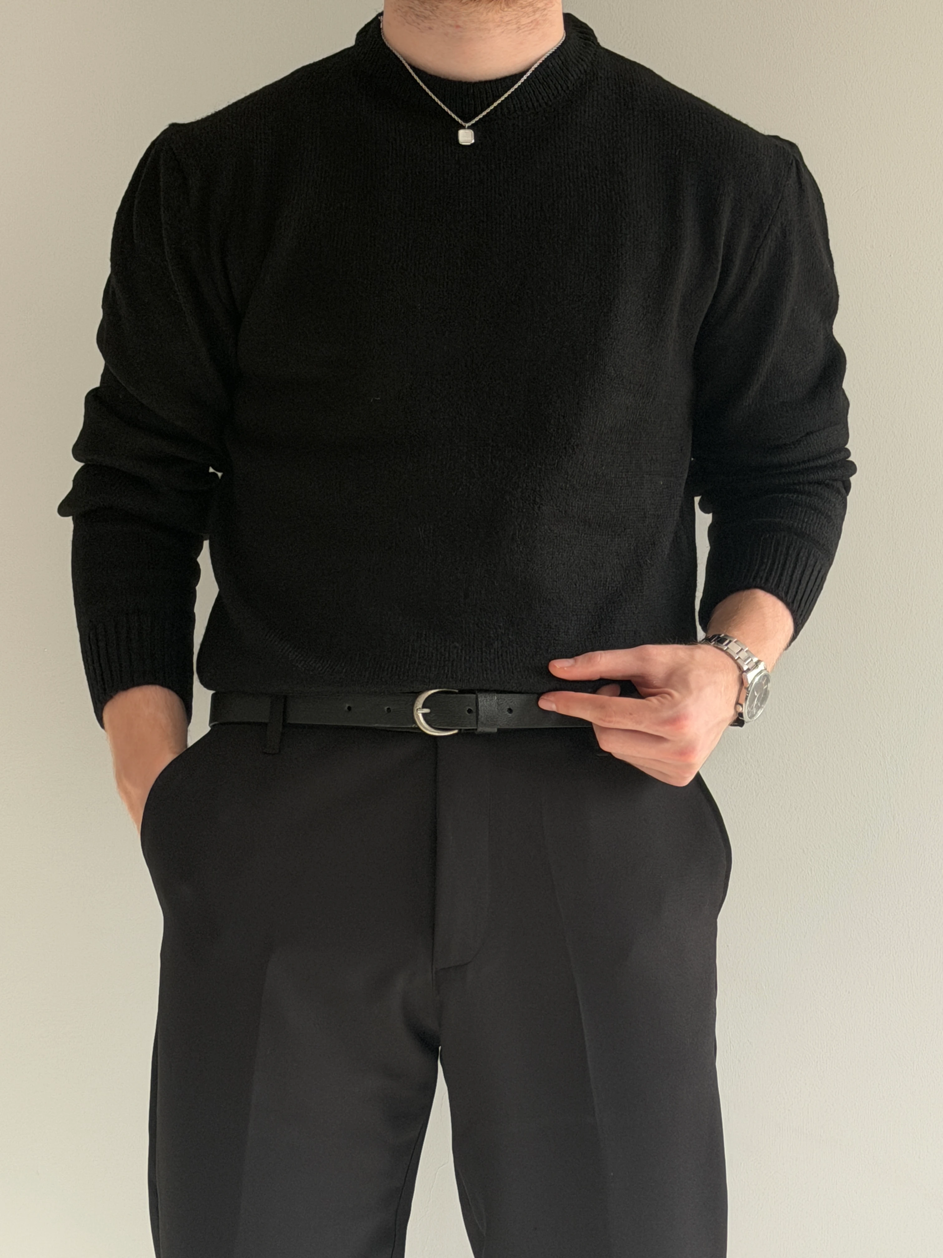 Prime Old Money Exclusive Yumuşak Dokulu Basic Triko Kazak - P175