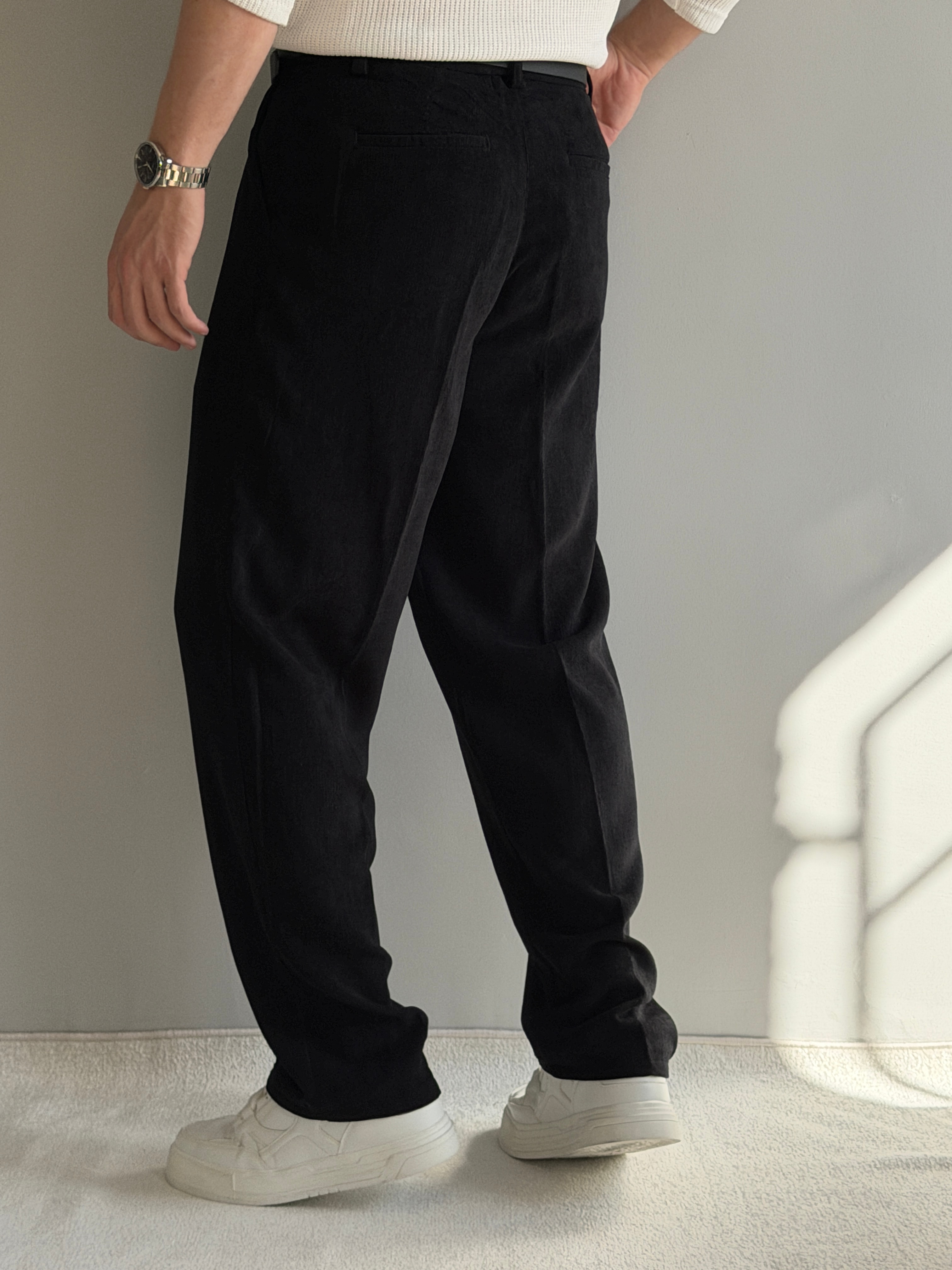Prime Old Money Exclusive İnce Fitilli Baggy Kalıp Pantolon - P158