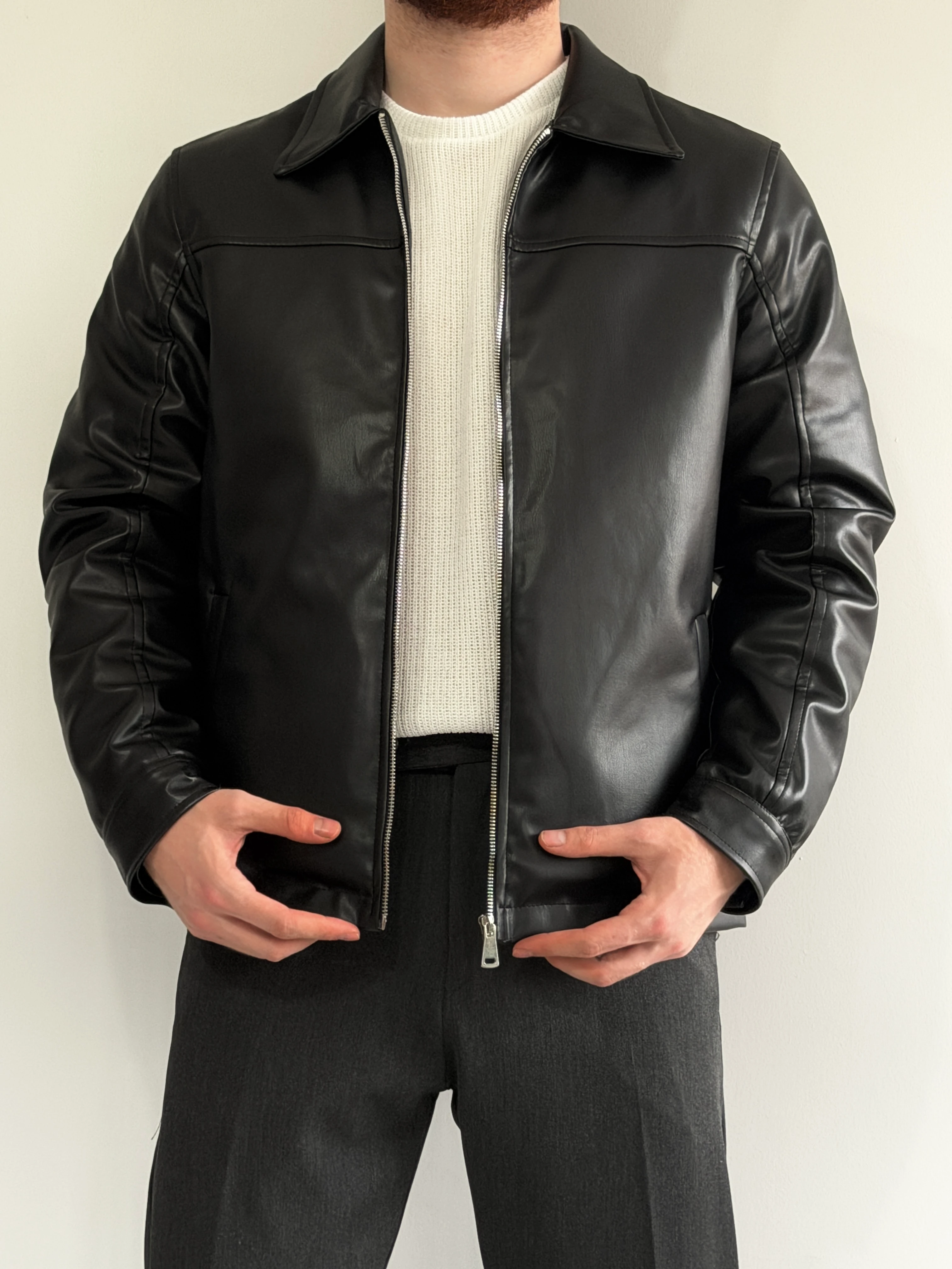 Prime Old Money Exclusive Yüksek Gramajlı Deri Ceket - P190