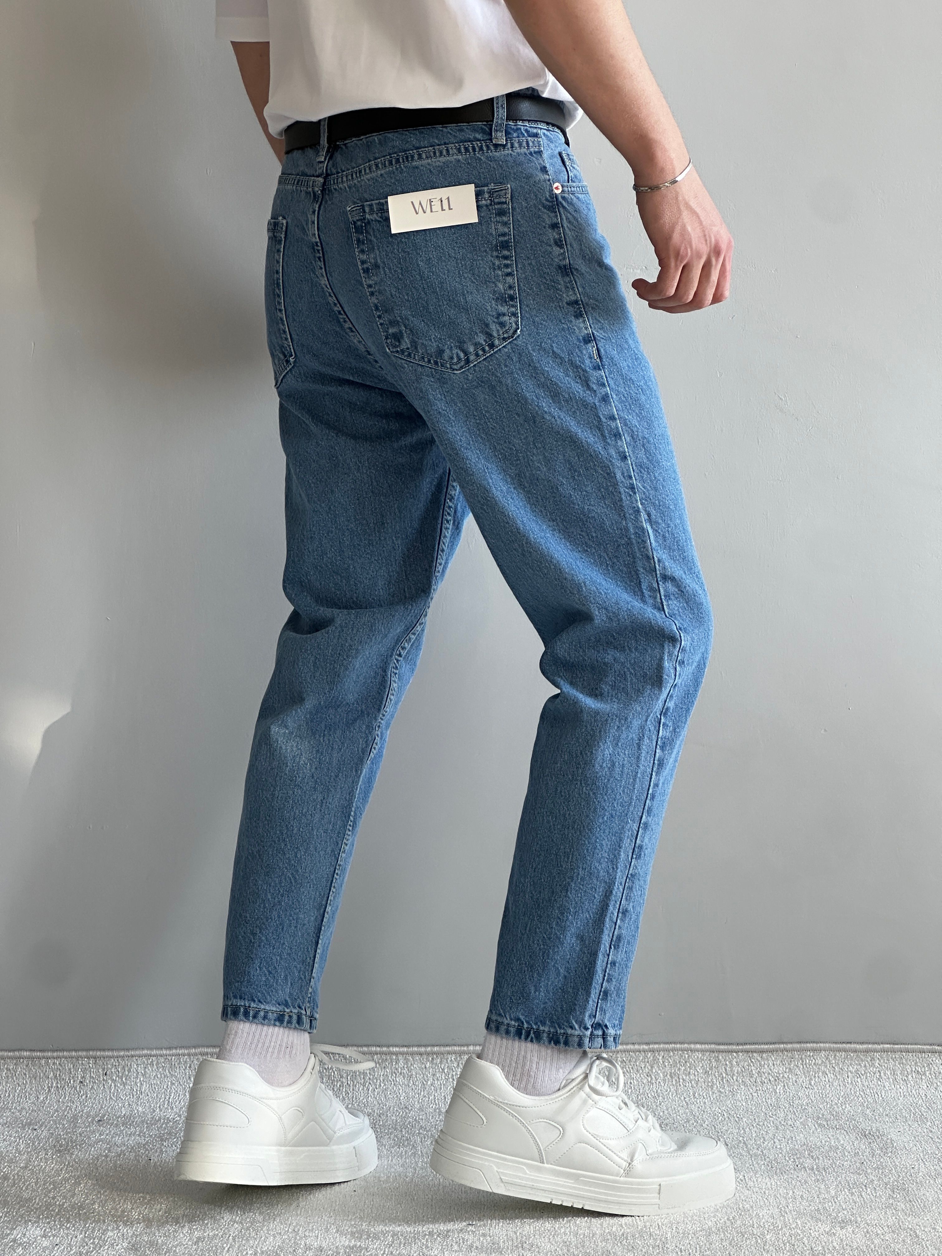 Erkek Prime Boyfriend Kalıp Kot Pantolon Jeans - Mavi