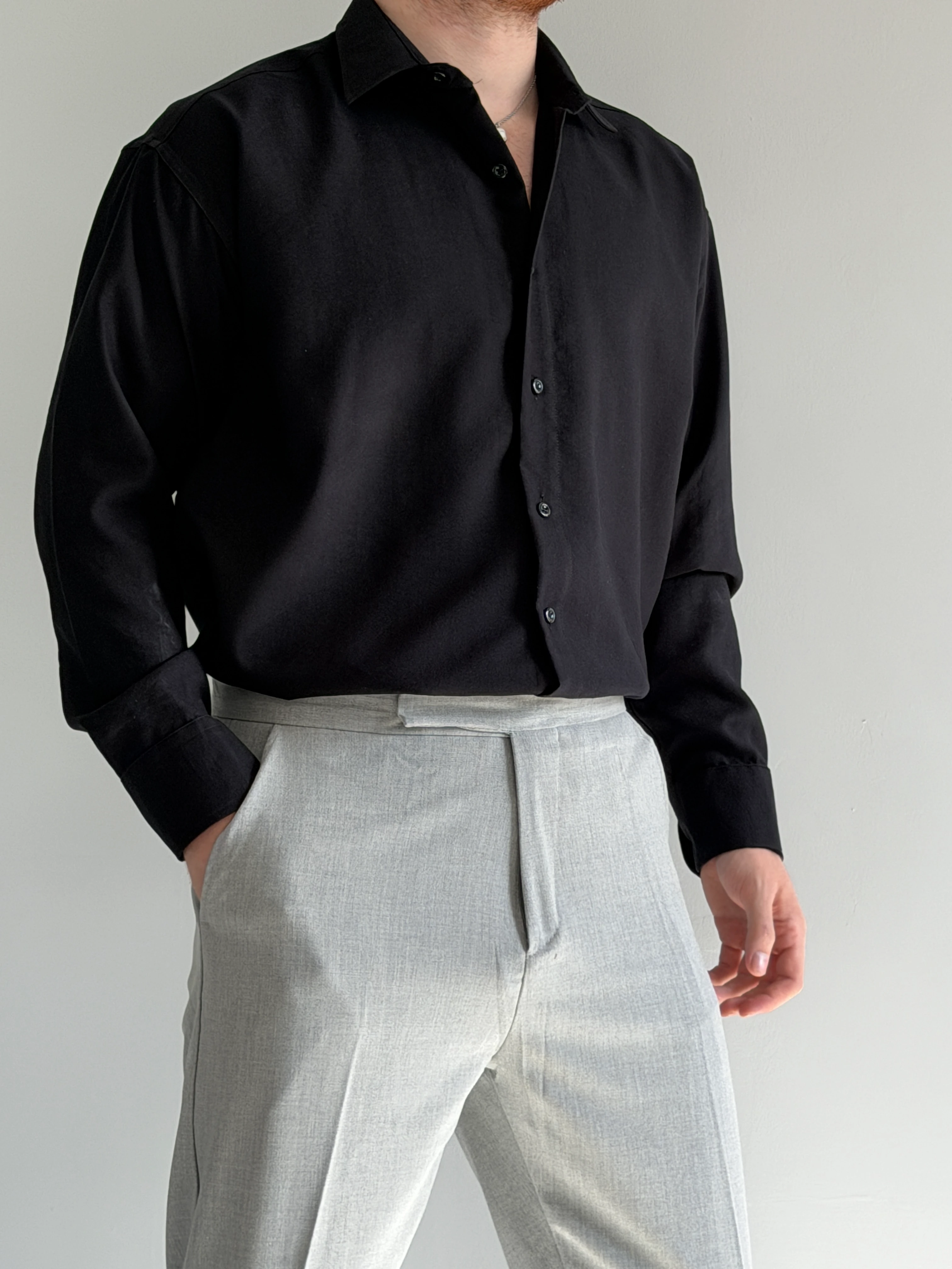 Prime Old Money Kalın Modal Kumaş Gömlek - P155