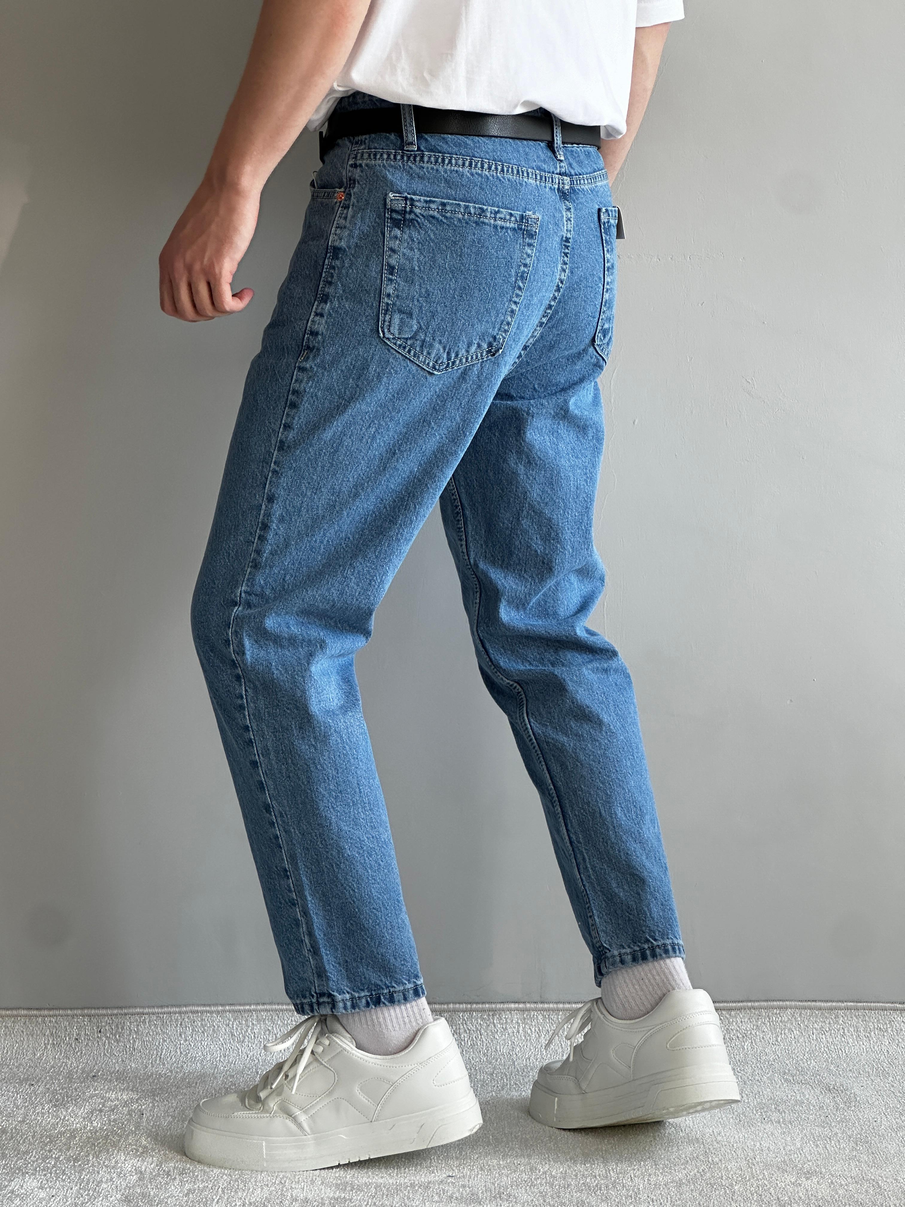 Erkek Prime Boyfriend Kalıp Kot Pantolon Jeans - Mavi