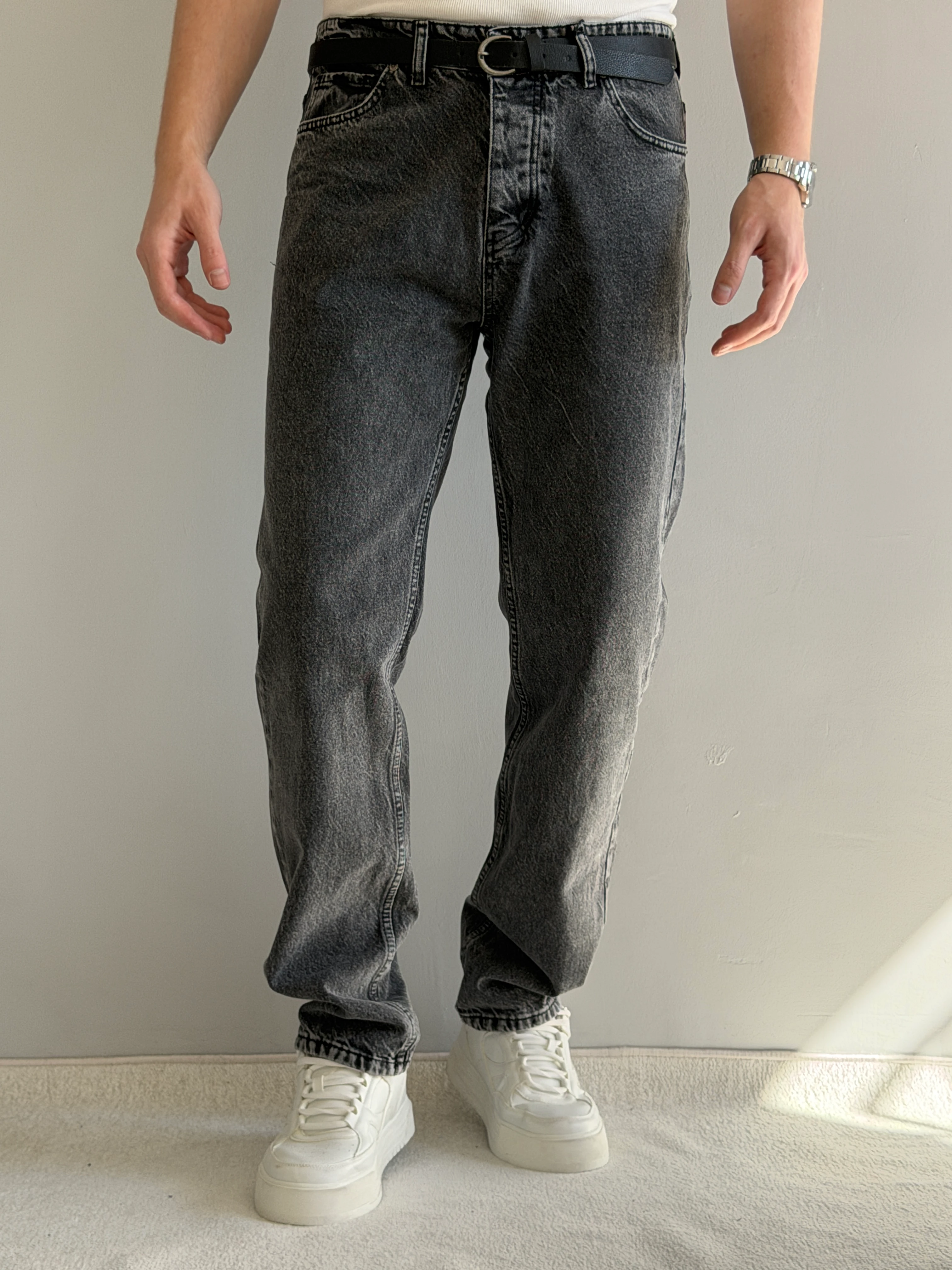 Prime Yüksek Kalite Baggy Kalıp Likralı Kot Pantolon - P149