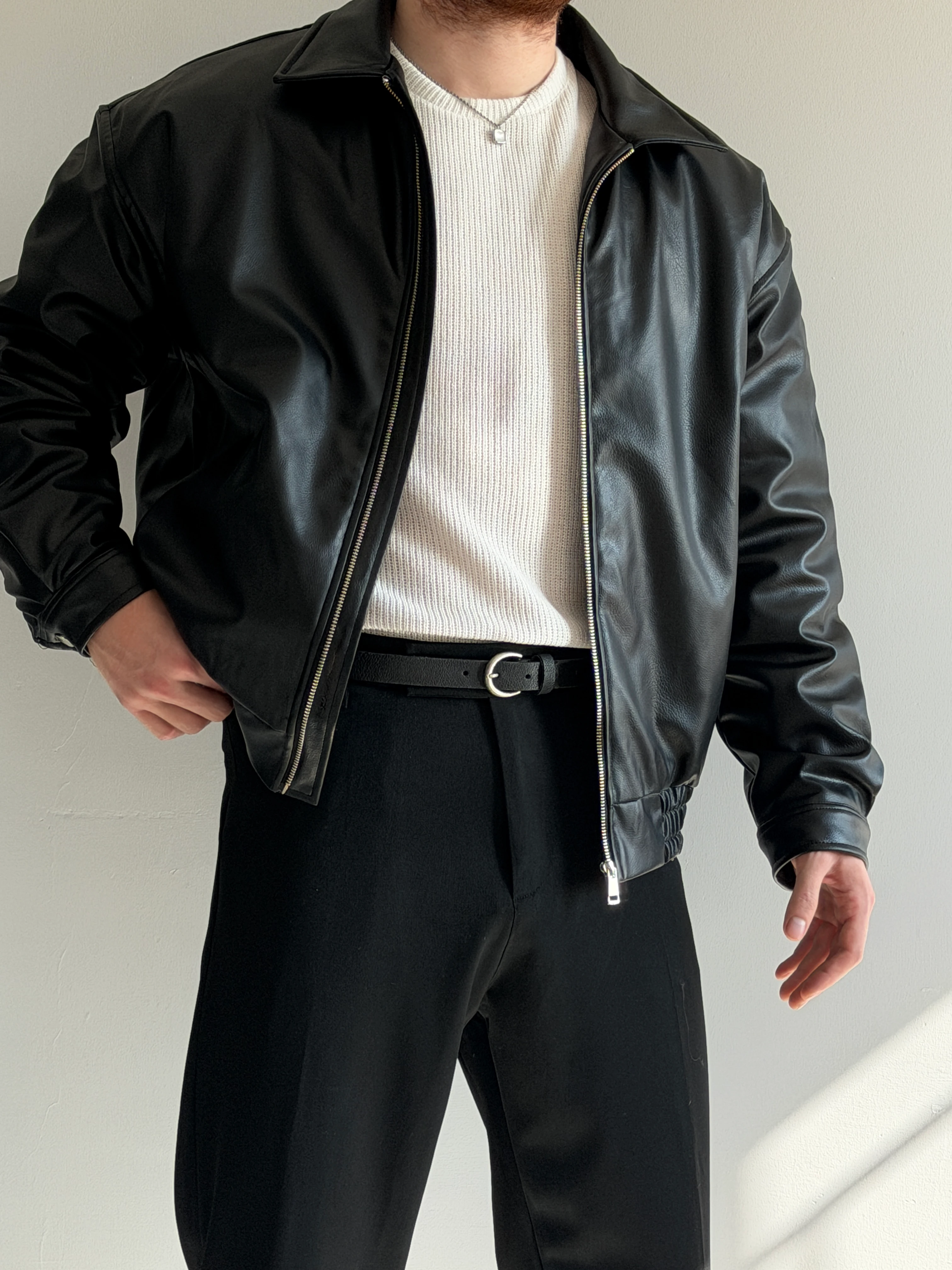 Prime Old Money Exclusive Bomber Deri Ceket - P167