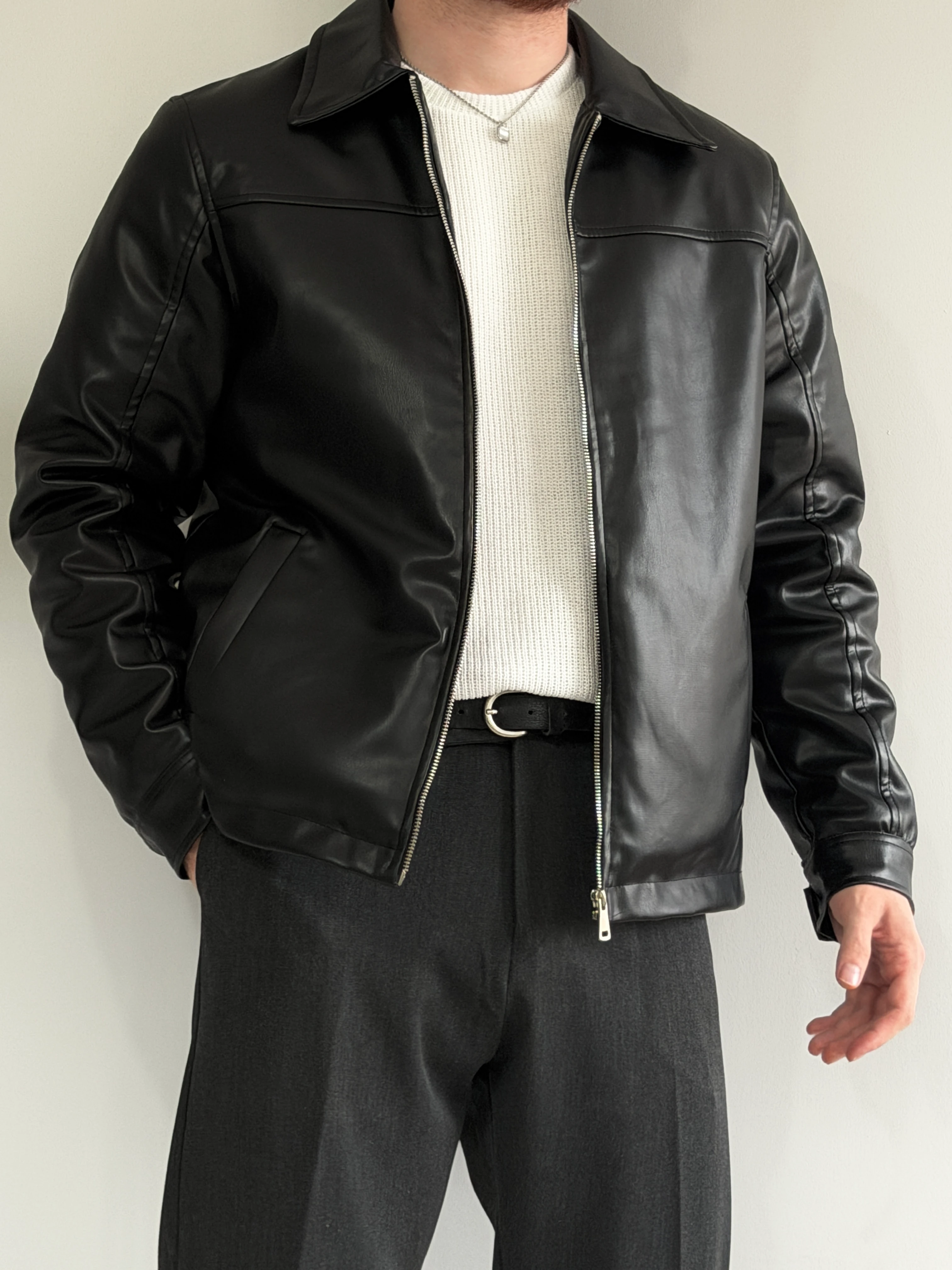 Prime Old Money Exclusive Yüksek Gramajlı Deri Ceket - P190