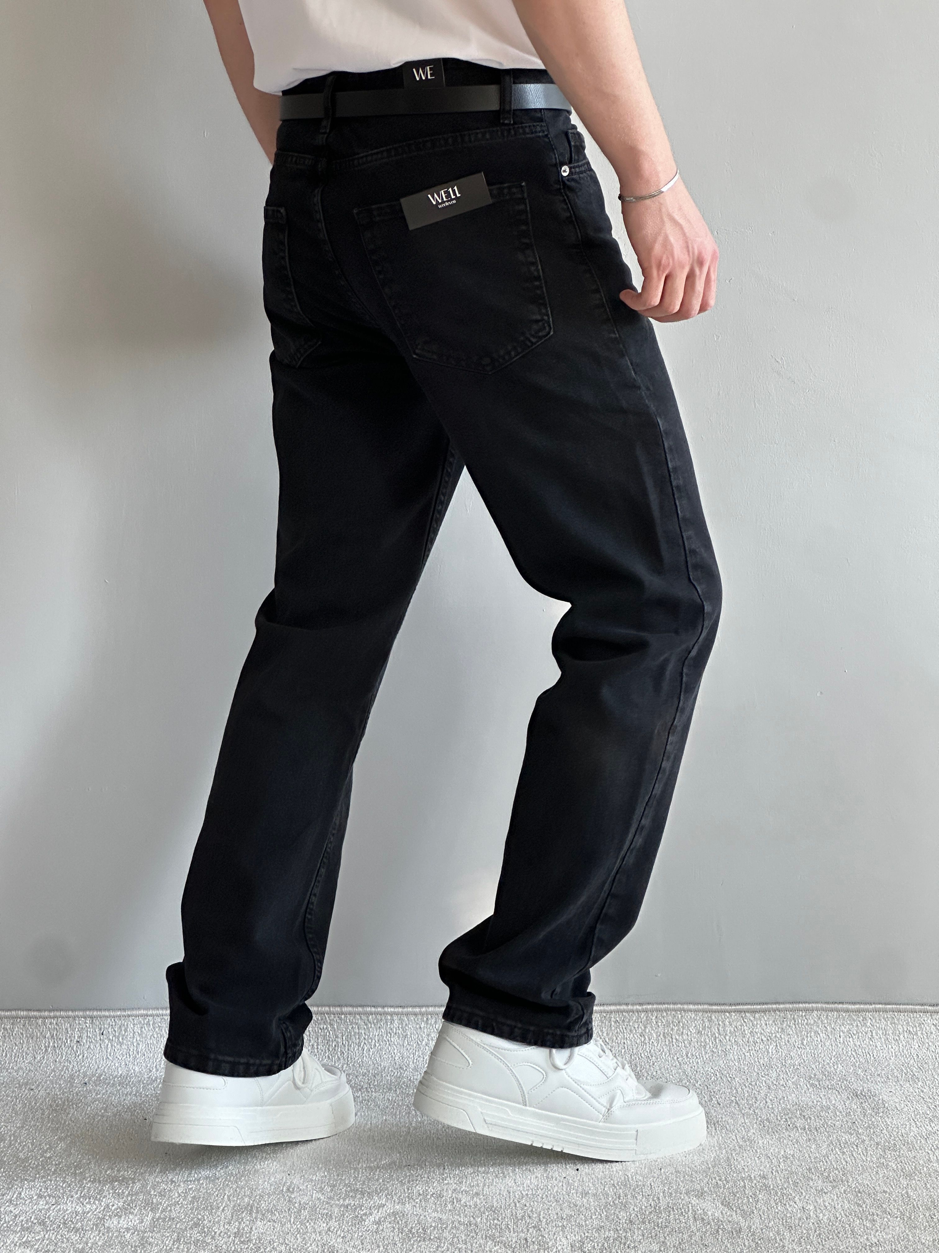 Erkek Prime Baggy Kalıp Kot Pantolon Jeans - Antrasit