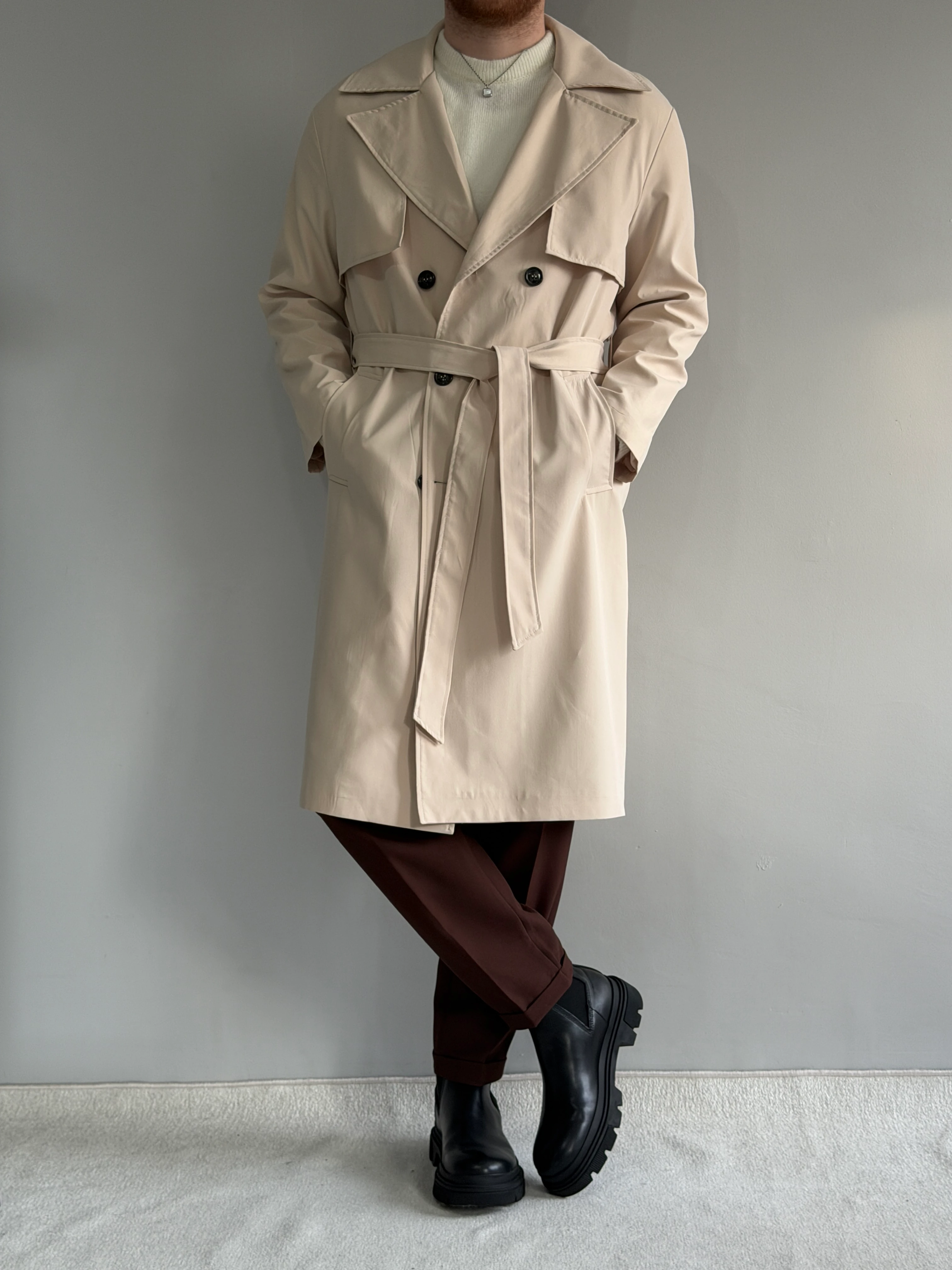 Prime Old Money Yüksek Kalite Trençkot - P176