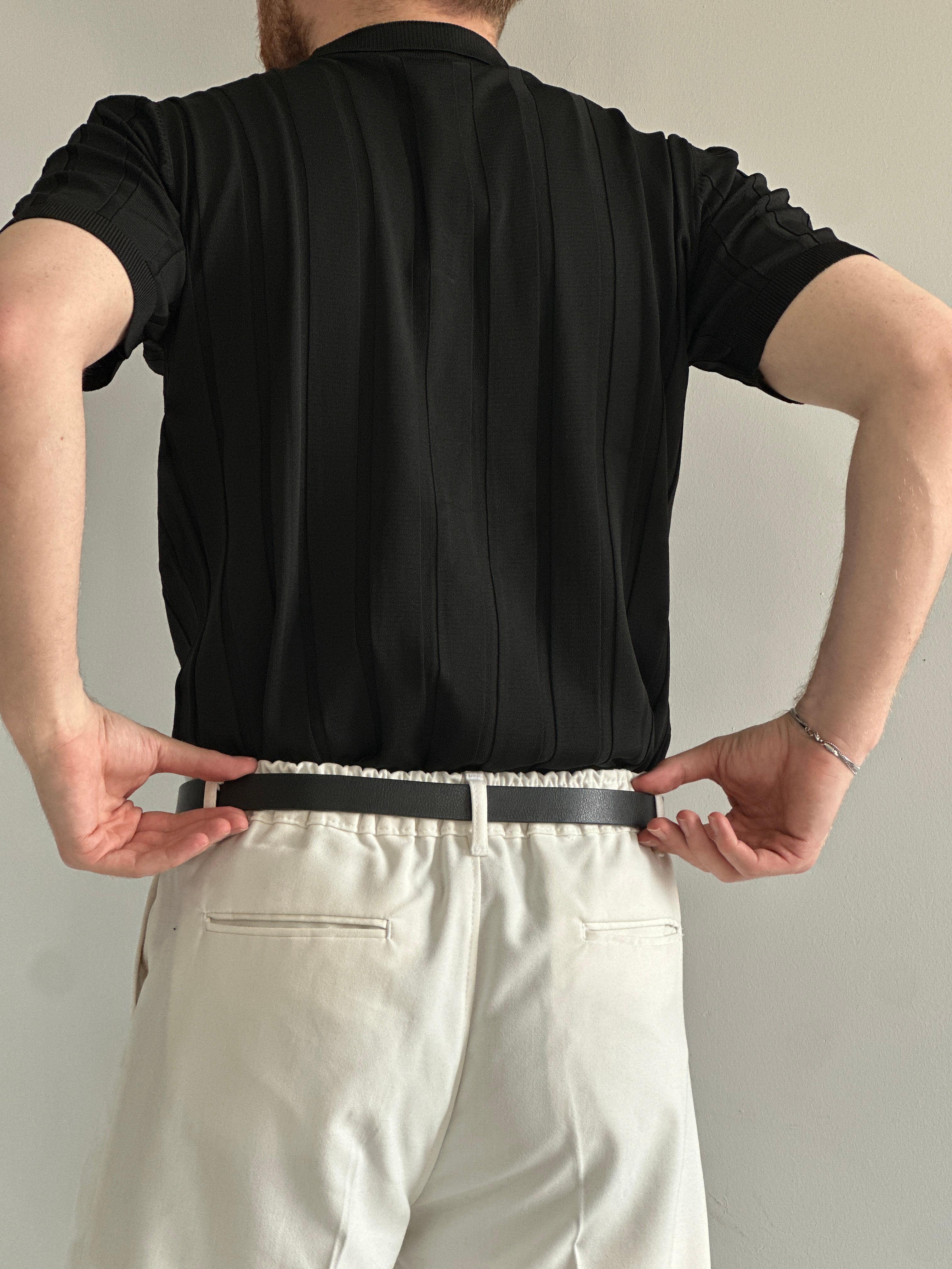 Erkek Prime Düğmeli Polo Yaka Triko T-Shirt
