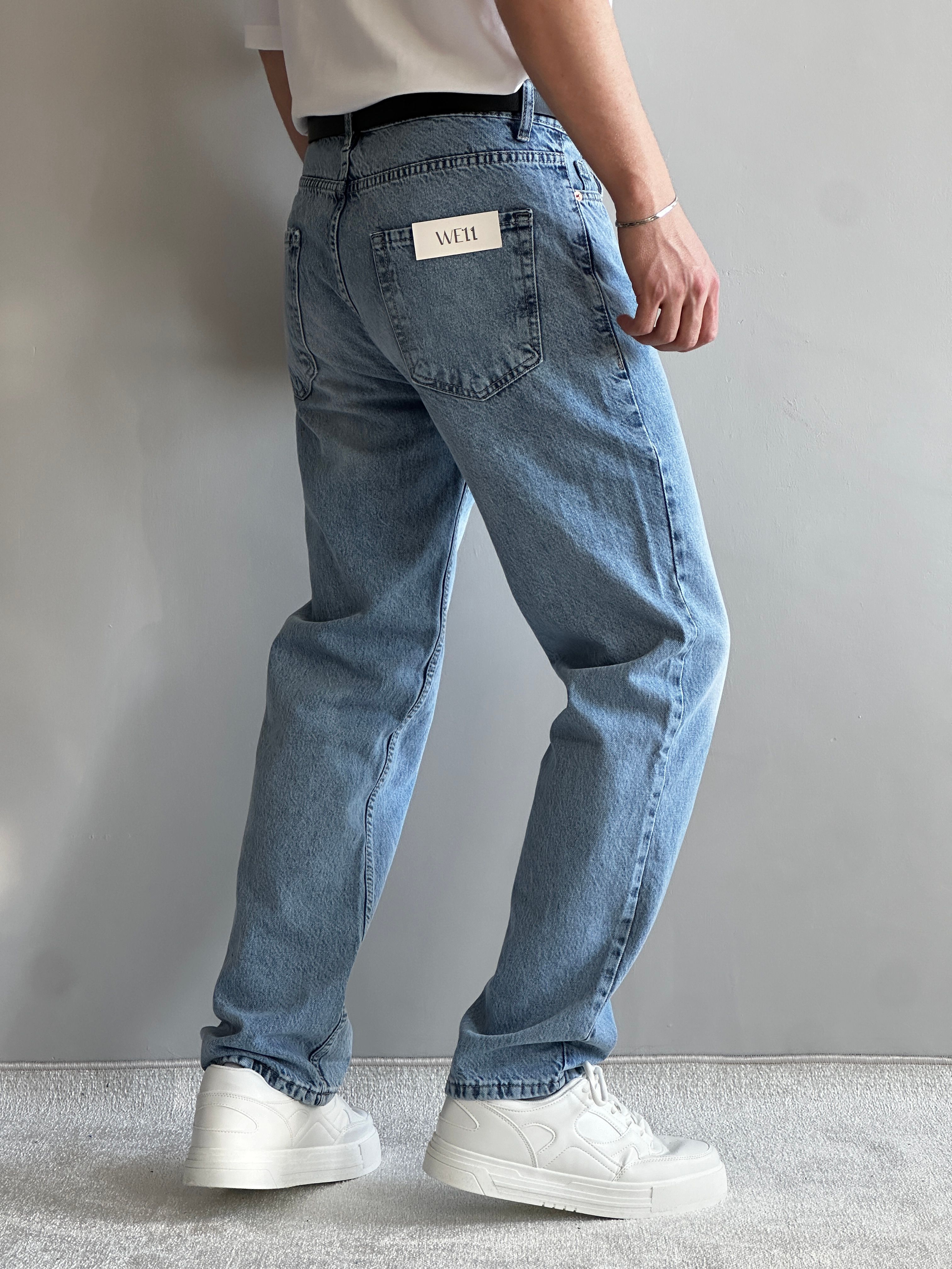 Erkek Prime Baggy Kalıp Kot Pantolon Jeans - Açık Mavi