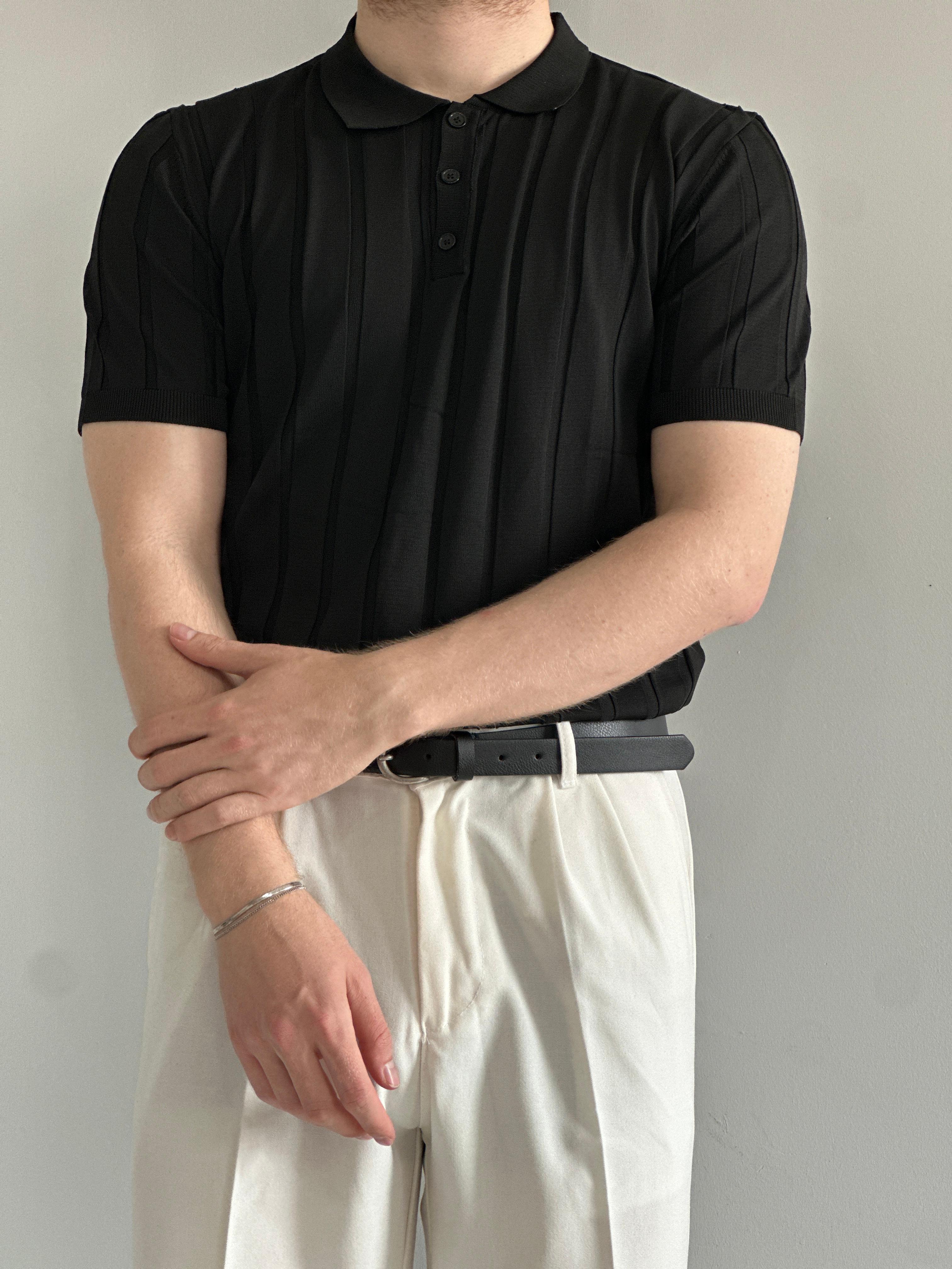Erkek Prime Düğmeli Polo Yaka Triko T-Shirt