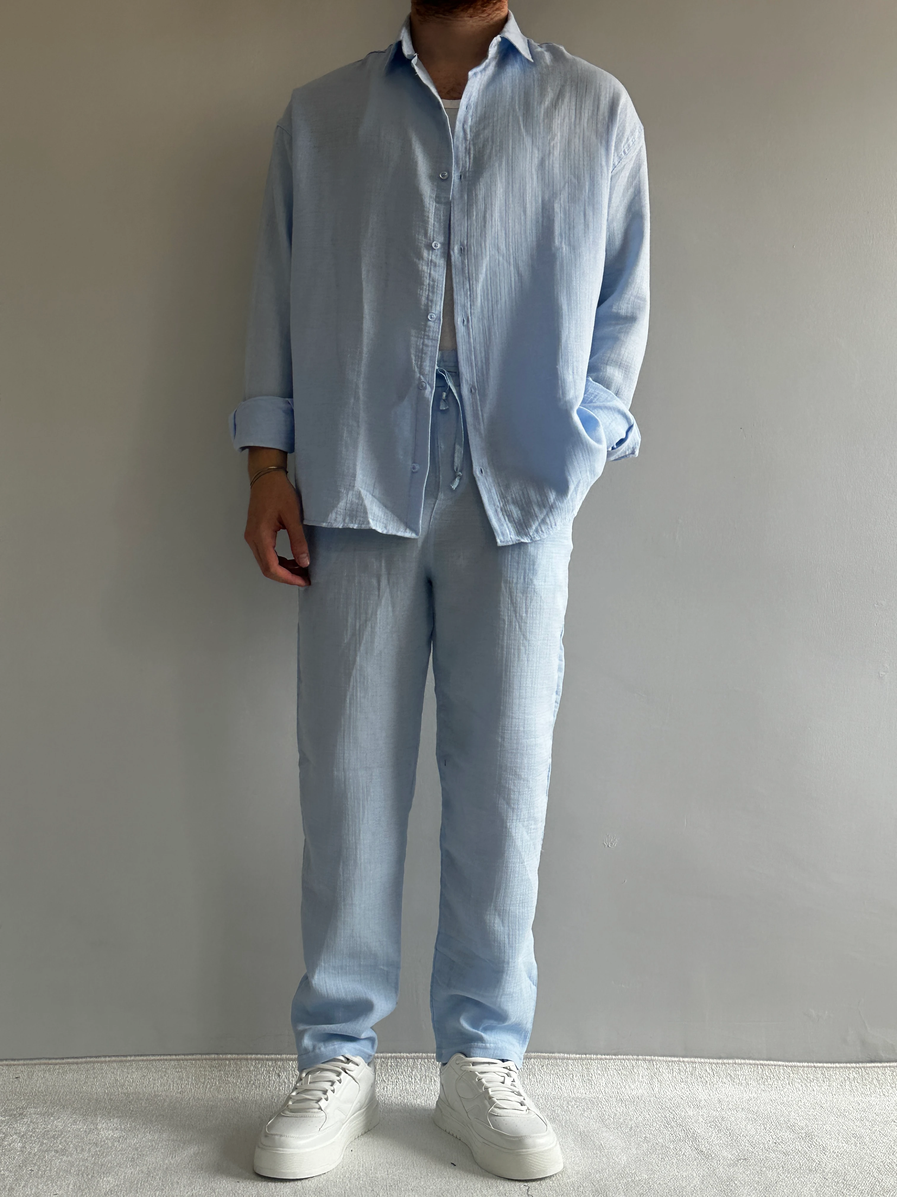 Prime Old Money Yüksek Kalite Müslin Keten Takım - P120