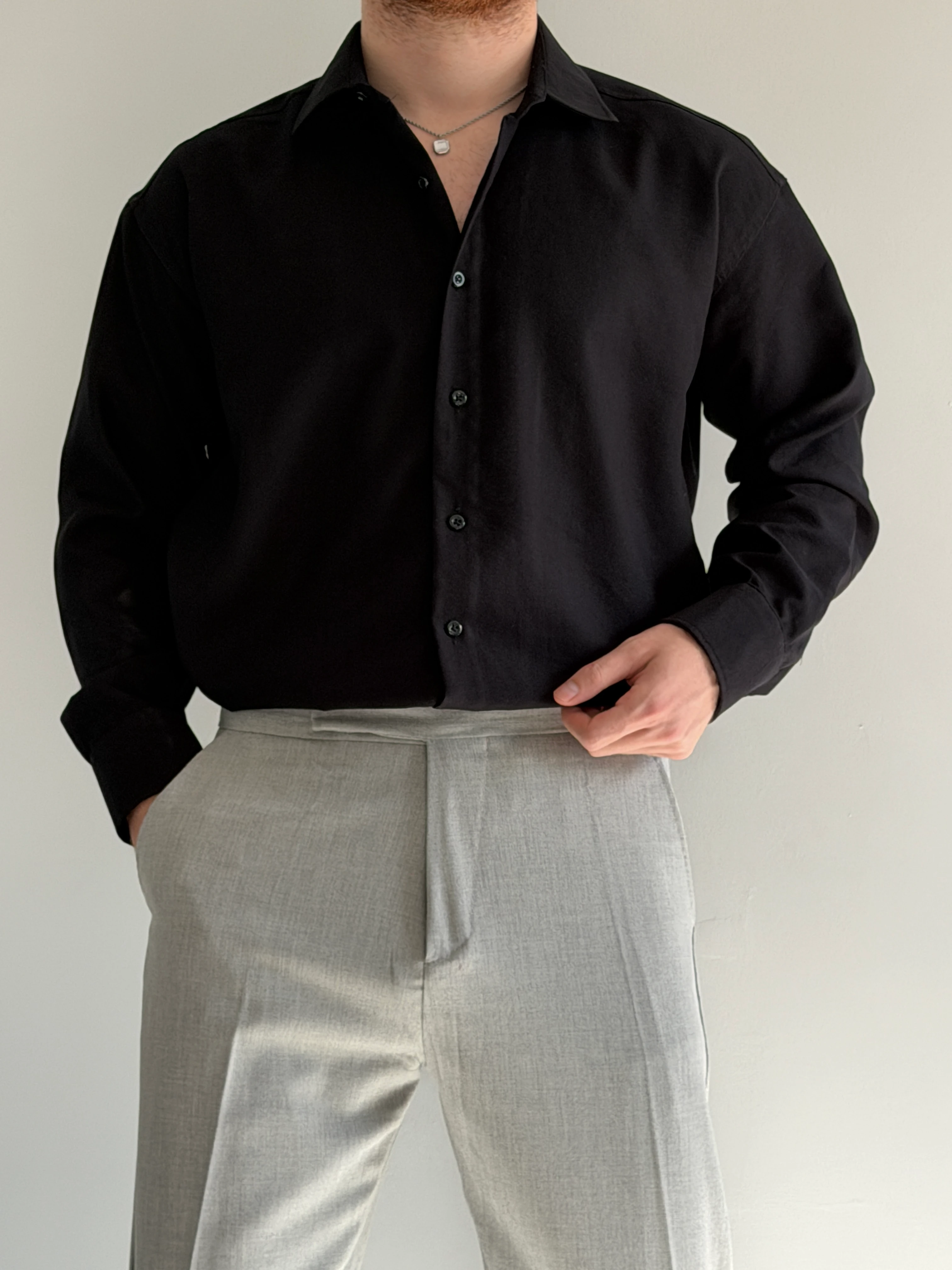 Prime Old Money Kalın Modal Kumaş Gömlek - P155