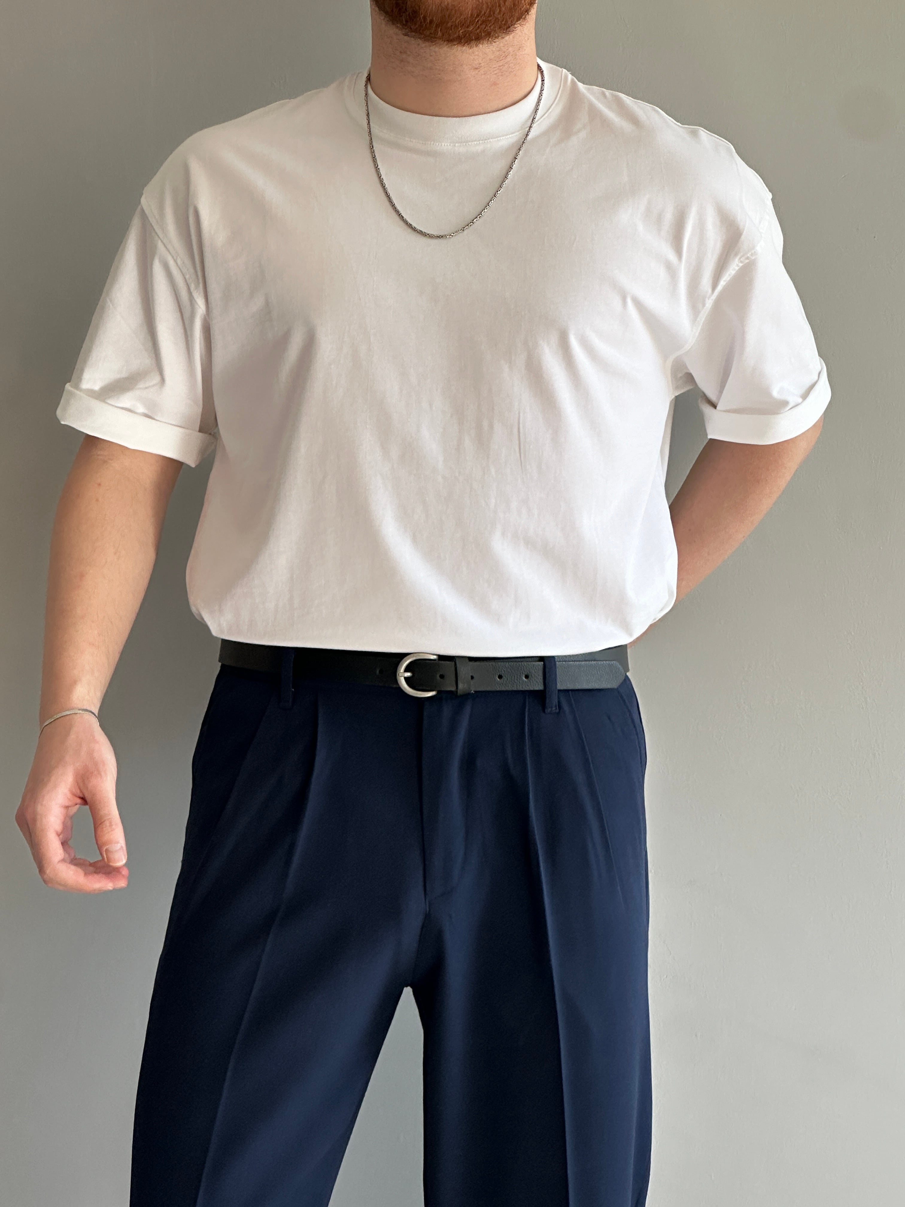 Erkek Prime Kaliteli Kumaş Oversize %100 Pamuk T-Shirt