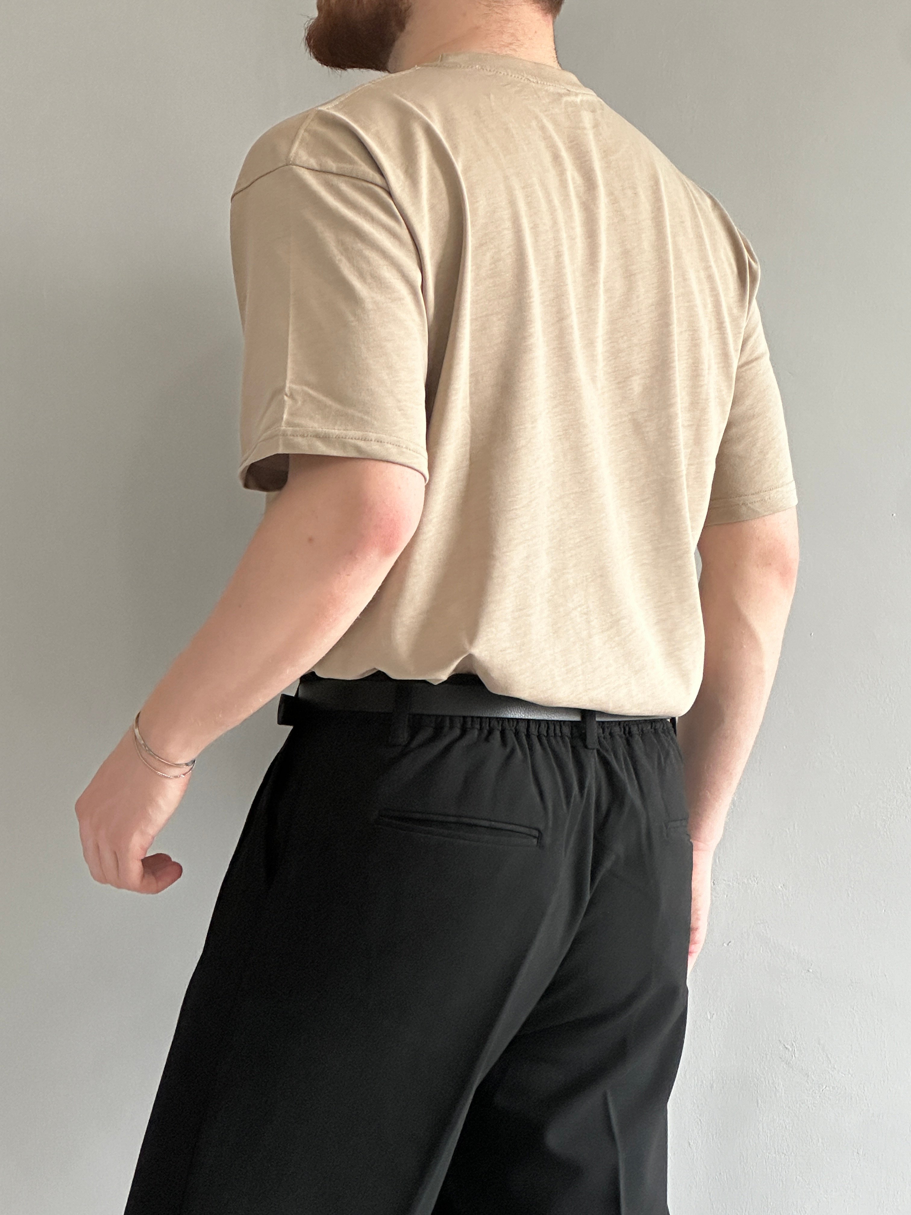 Erkek Prime Kaliteli Kumaş Oversize %100 Pamuk T-Shirt